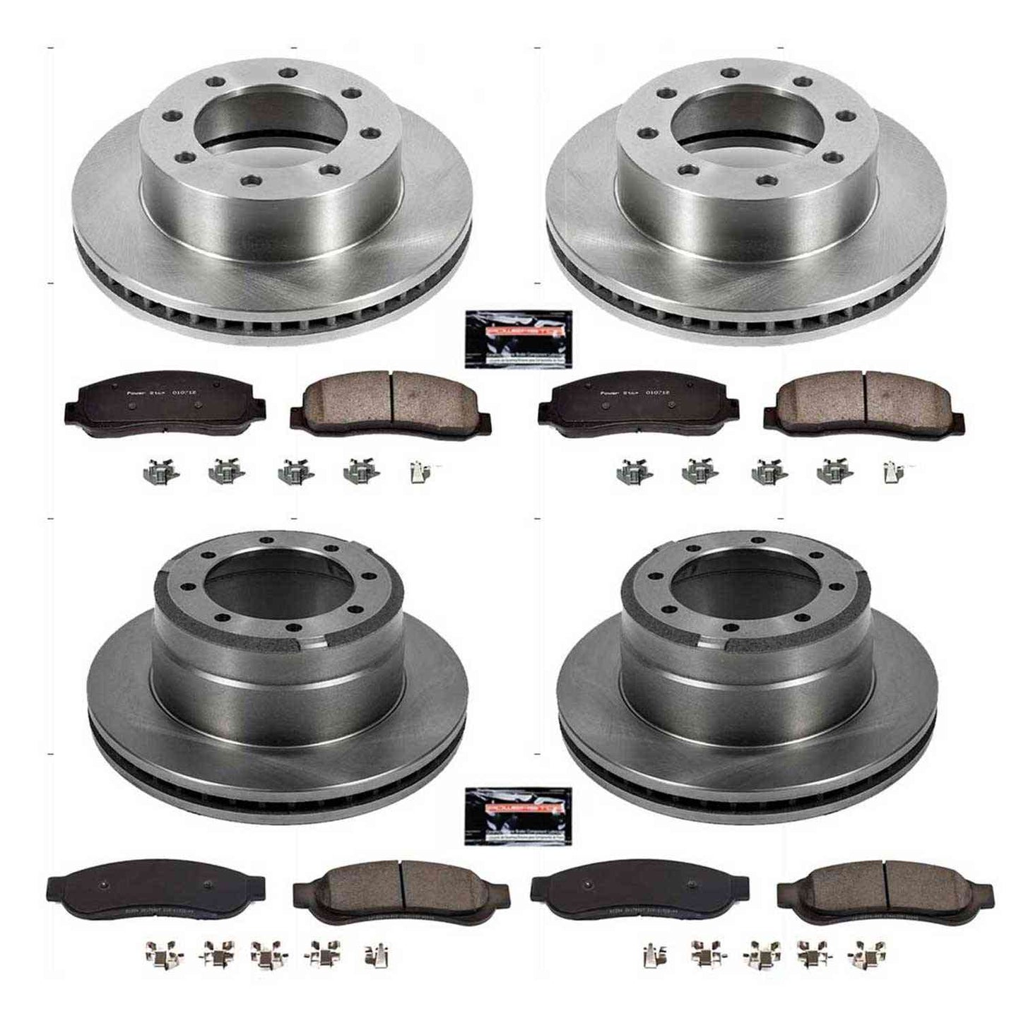 PowerStop Power Stop 10-11 Ford F-350 Super Duty Front & Rear Autospecialty Brake Kit KOE5574