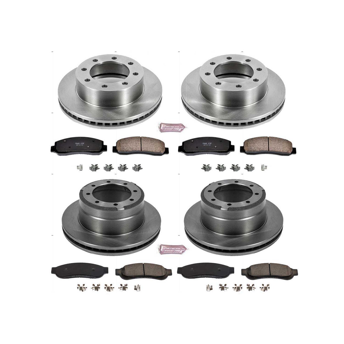 PowerStop Power Stop 2011 Ford F-350 Super Duty Front & Rear Autospecialty Brake Kit KOE5576