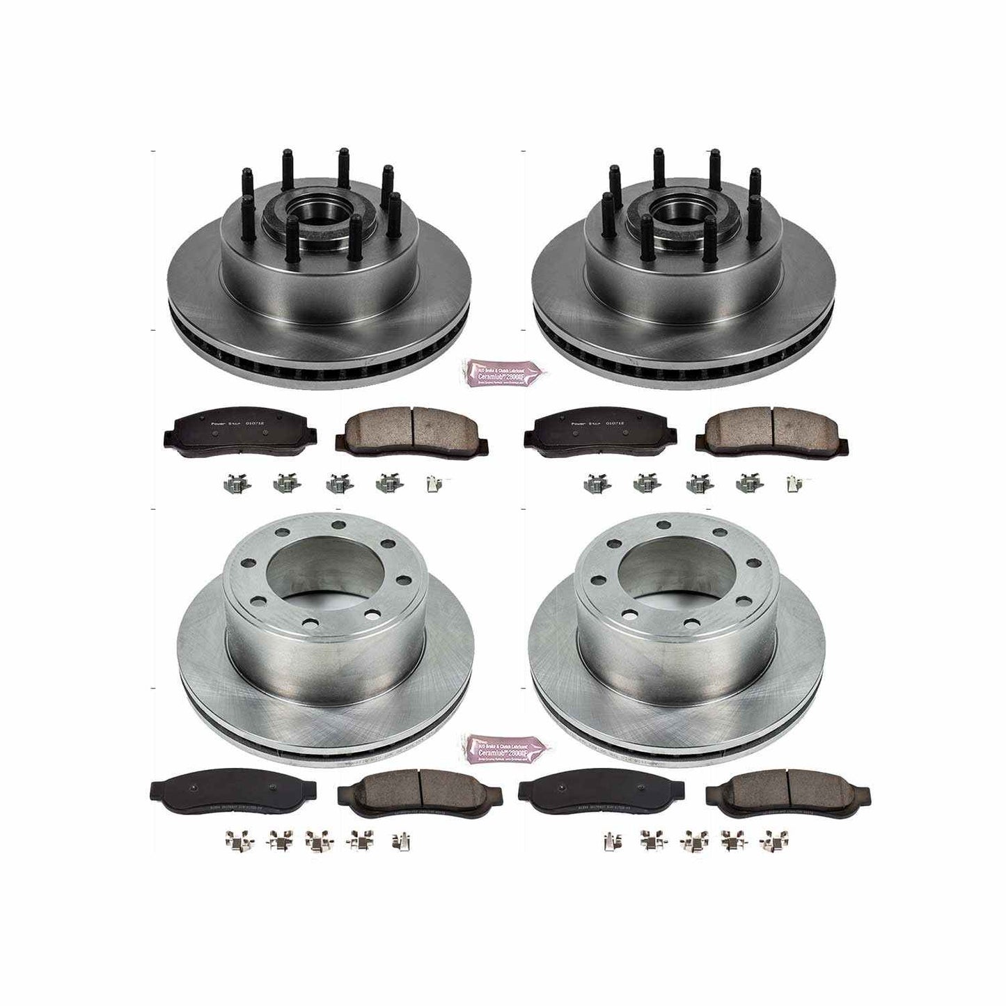 PowerStop Power Stop 2010 Ford F-350 Super Duty Front & Rear Autospecialty Brake Kit KOE5587