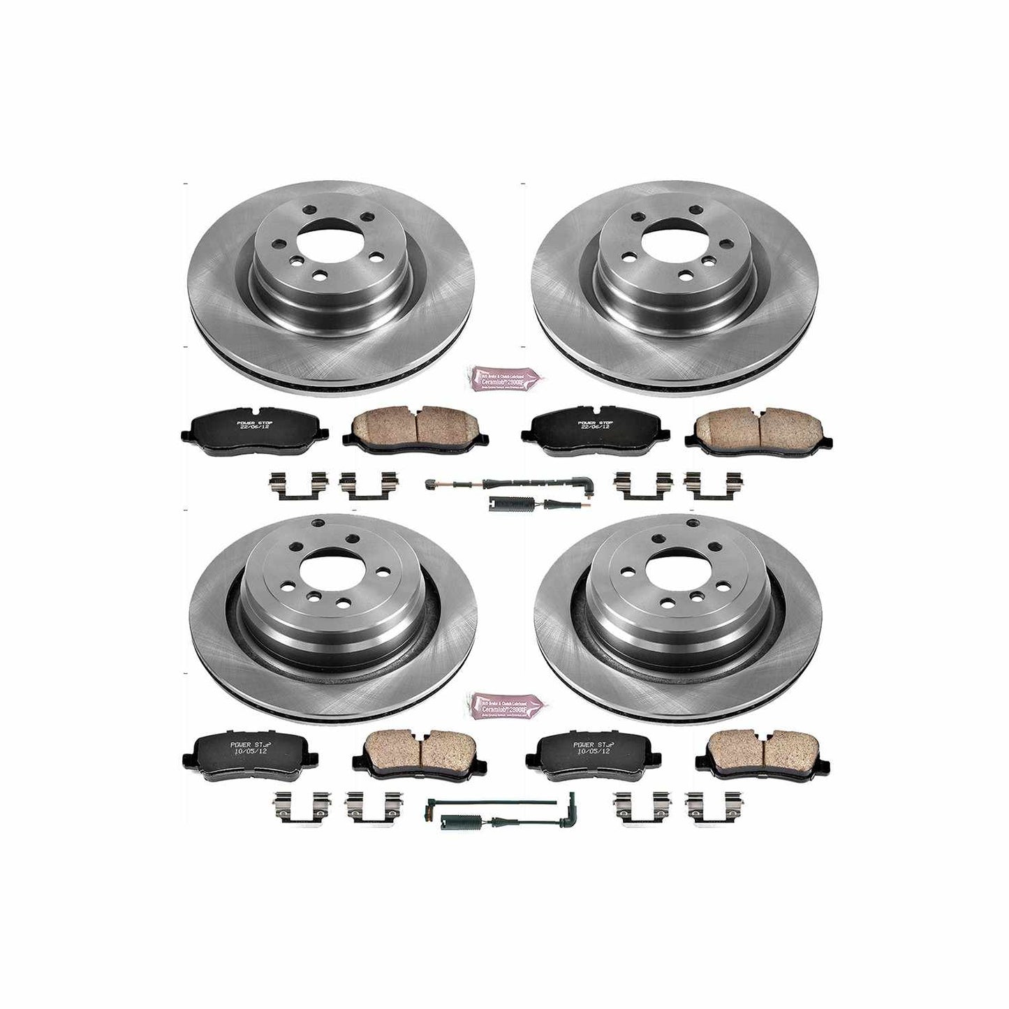 PowerStop Power Stop 06-09 Land Rover Range Rover Front & Rear Autospecialty Brake Kit KOE5632