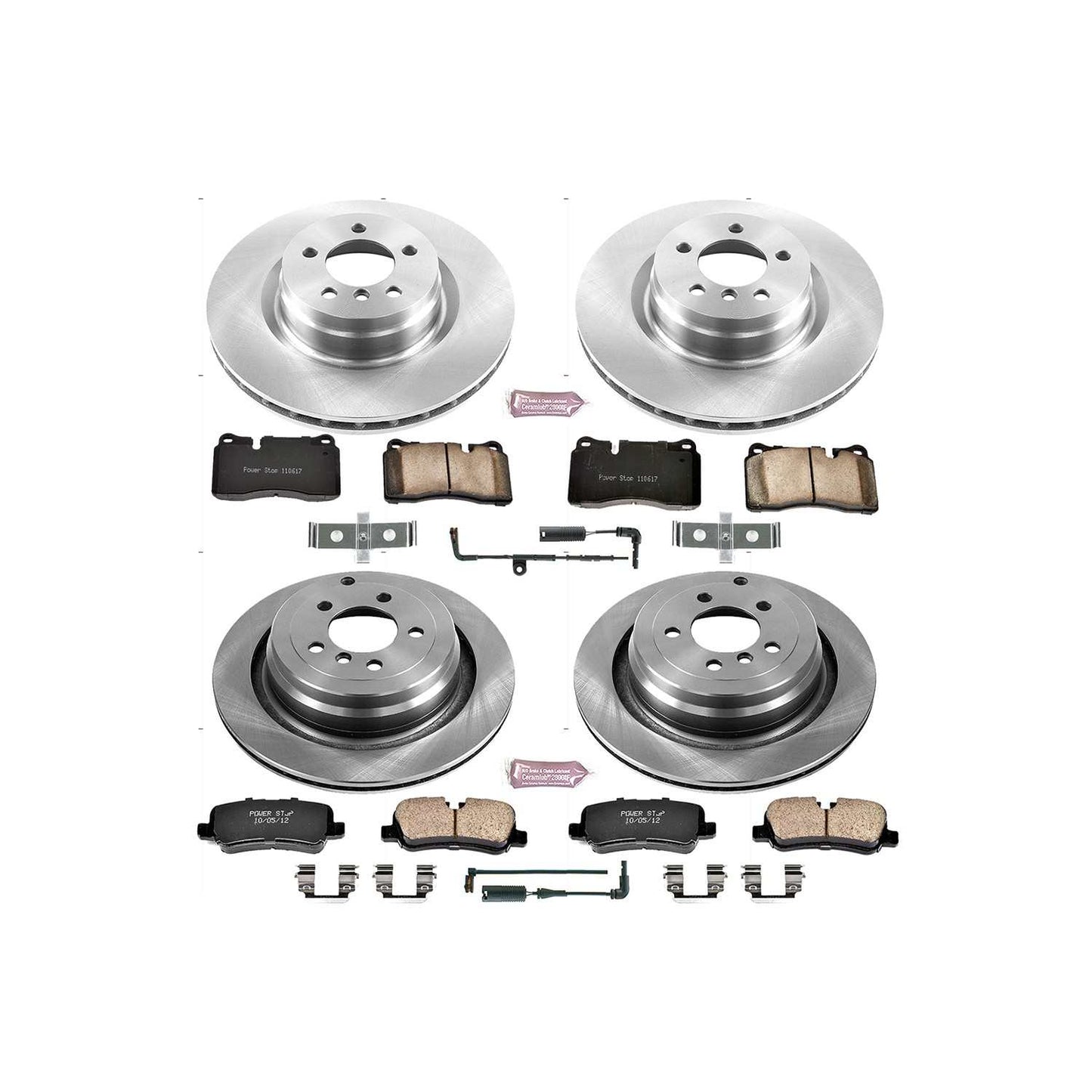 PowerStop Power Stop 06-09 Land Rover Range Rover Front & Rear Autospecialty Brake Kit KOE5744