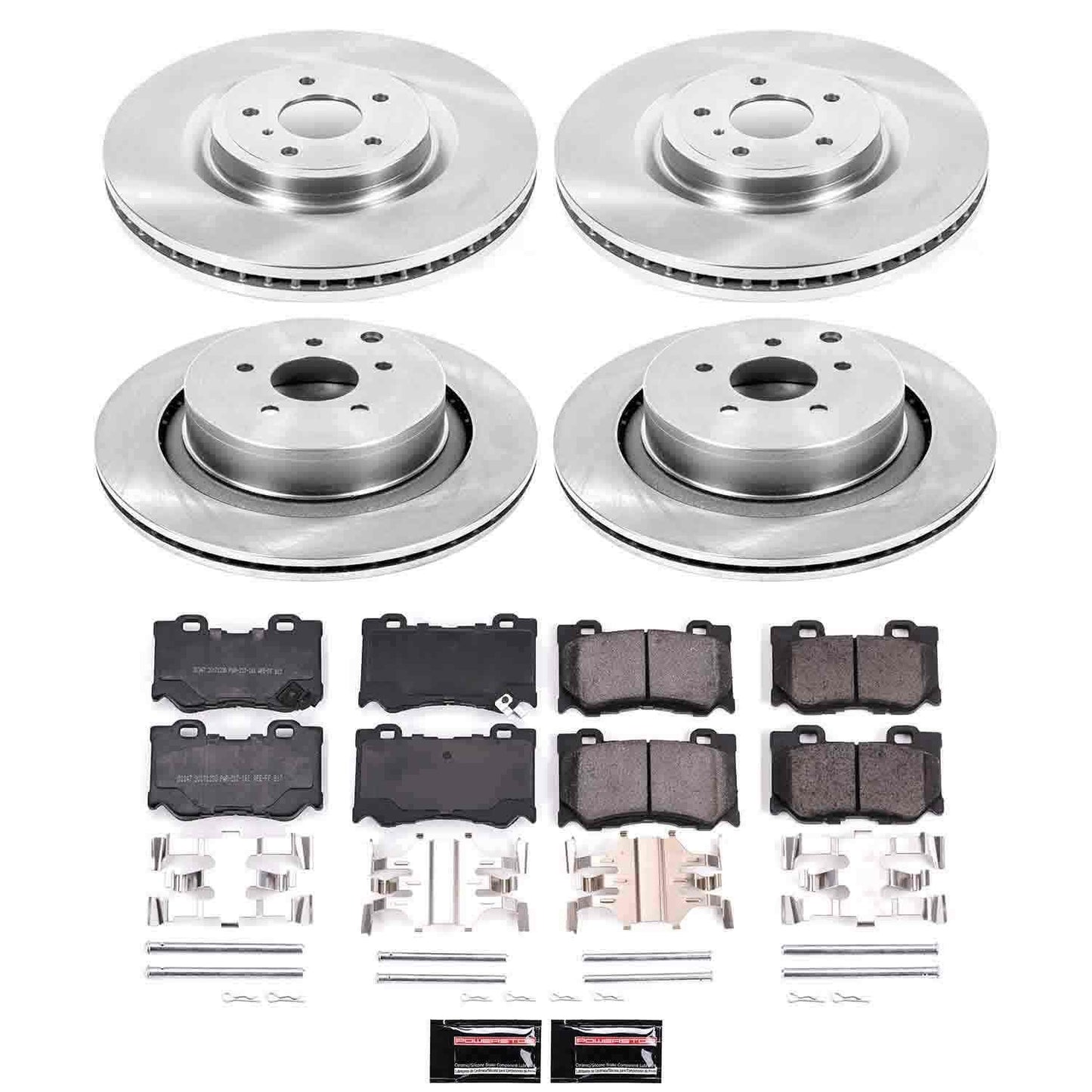 PowerStop Power Stop 09-13 Infiniti FX50 Front & Rear Autospecialty Brake Kit KOE5823