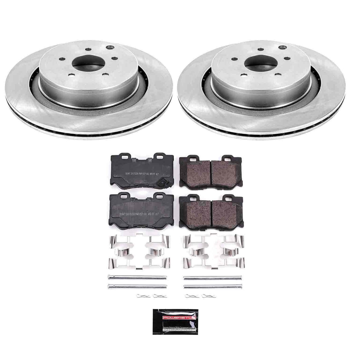 PowerStop Power Stop 09-13 Infiniti FX50 Rear Autospecialty Brake Kit KOE5861