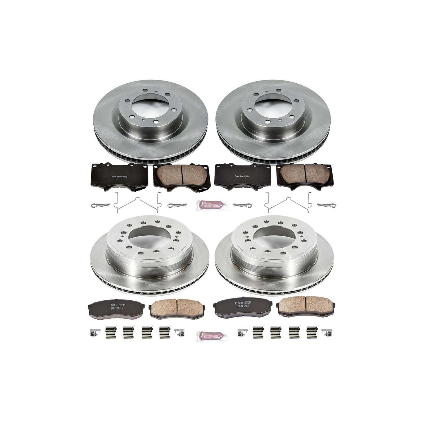 PowerStop Power Stop 10-19 Lexus GX460 Front & Rear Autospecialty Brake Kit KOE5874