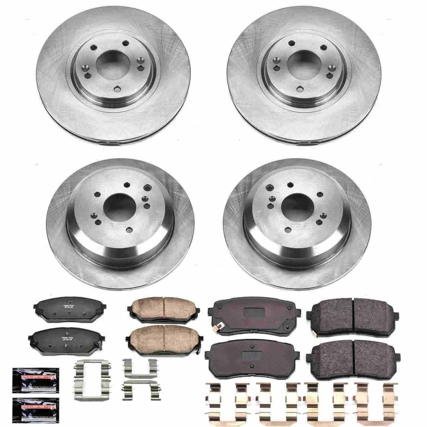 PowerStop Power Stop 07-12 Hyundai Veracruz Front & Rear Autospecialty Brake Kit KOE5919