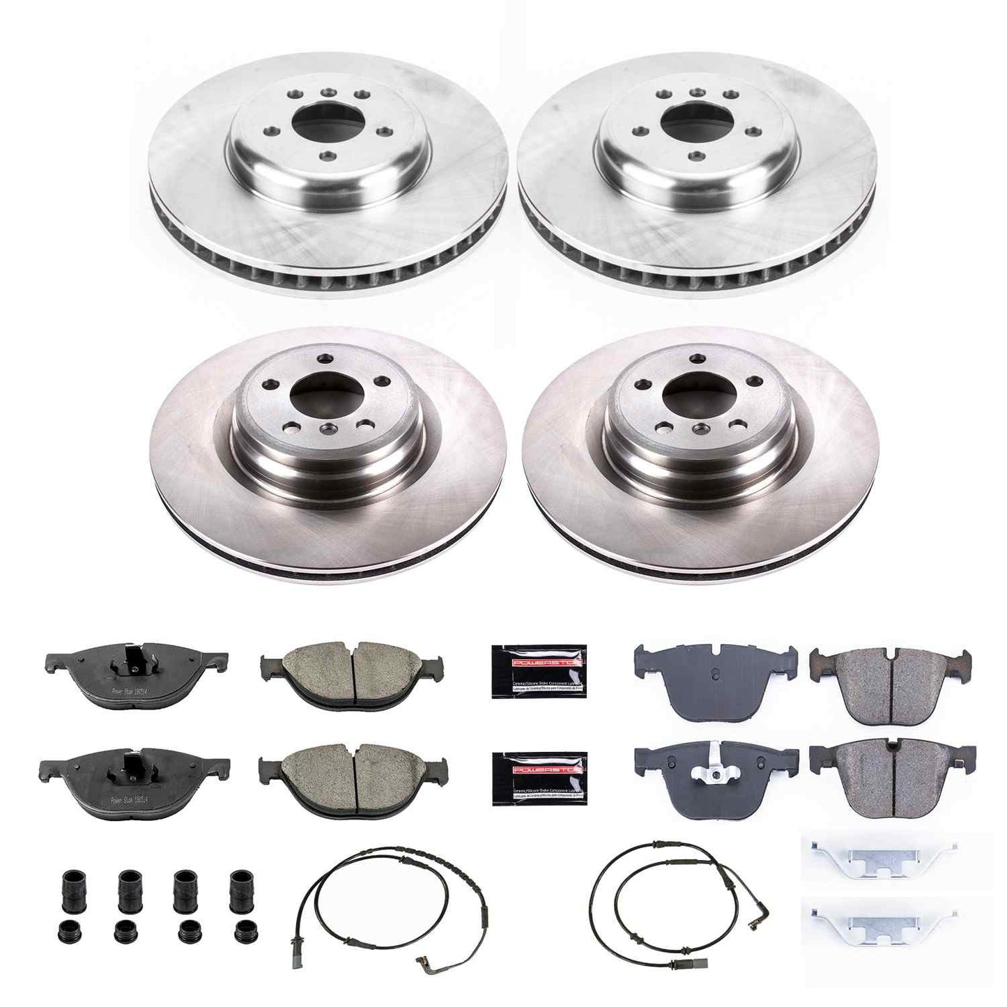 PowerStop Power Stop 09-10 BMW 750i Front & Rear Autospecialty Brake Kit KOE6013