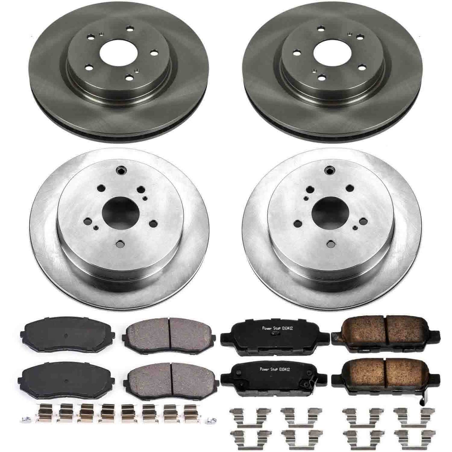 PowerStop Power Stop 09-13 Suzuki Grand Vitara Front & Rear Autospecialty Brake Kit KOE6090