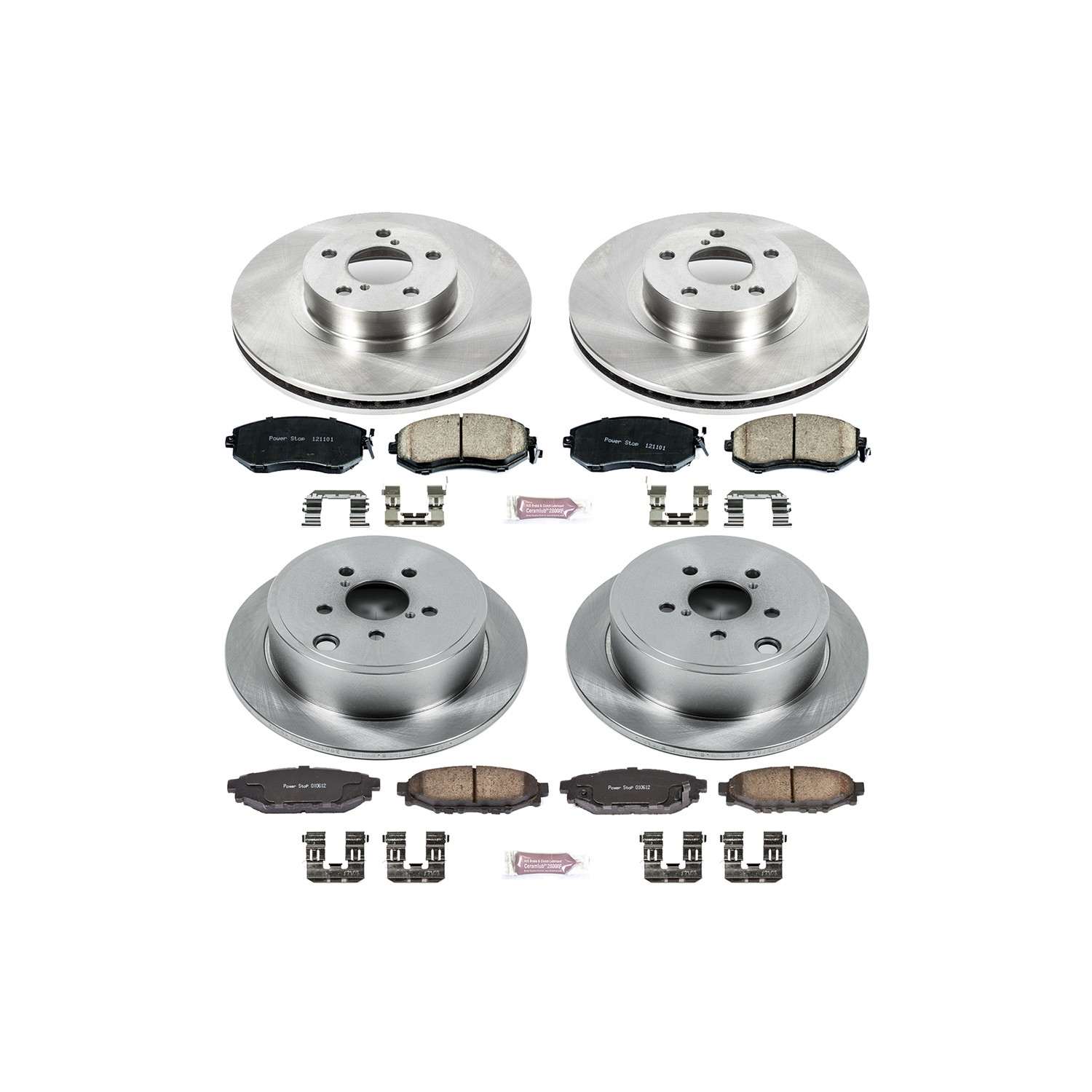PowerStop Power Stop 13-16 Subaru BRZ Front & Rear Autospecialty Brake Kit KOE6112