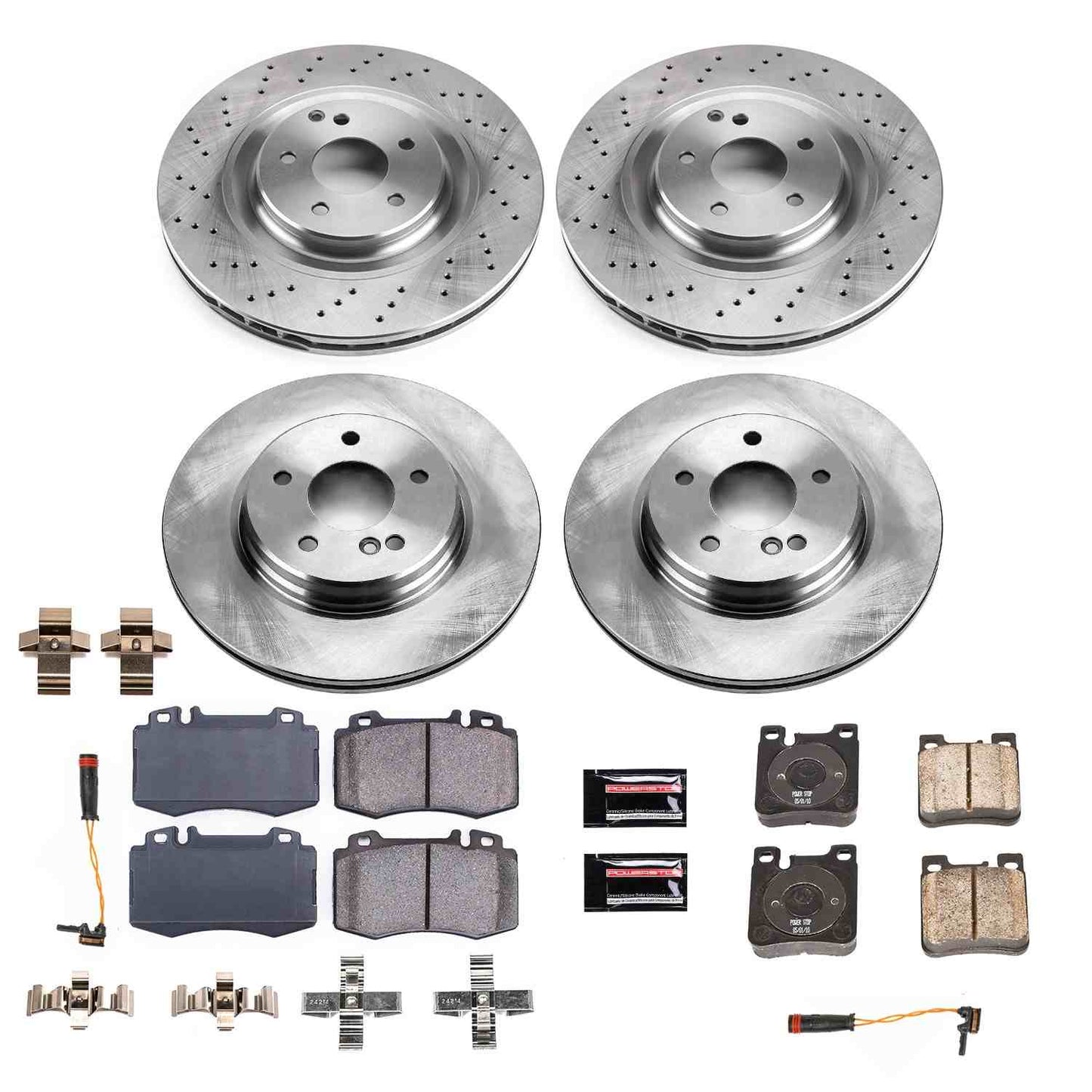PowerStop Power Stop 02-04 Mercedes-Benz C32 AMG Front & Rear Autospecialty Brake Kit KOE6204