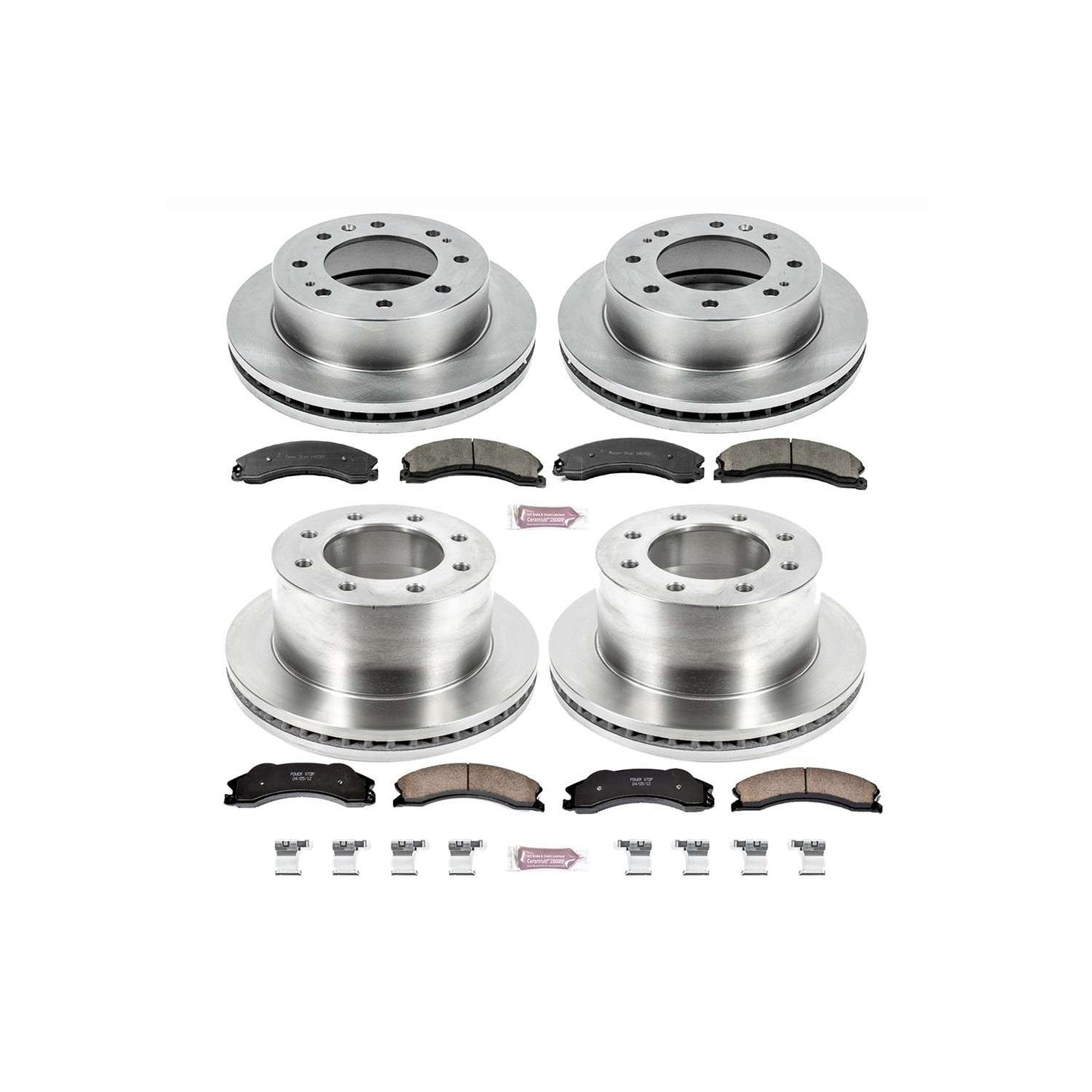 PowerStop Power Stop 12-19 Chevrolet Silverado 3500 HD Front & Rear Autospecialty Brake Kit KOE6260