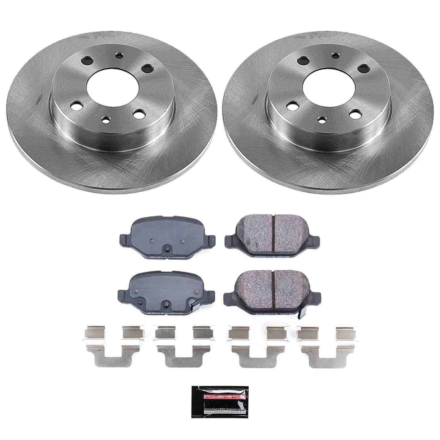 PowerStop Power Stop 12-18 Fiat 500 Rear Autospecialty Brake Kit KOE6292