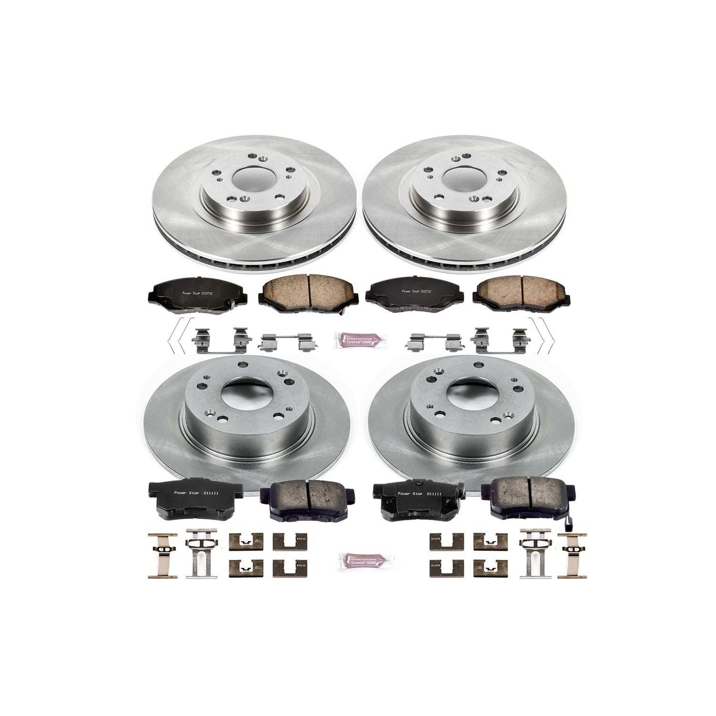 PowerStop Power Stop 13-15 Acura ILX Front & Rear Autospecialty Brake Kit KOE6327