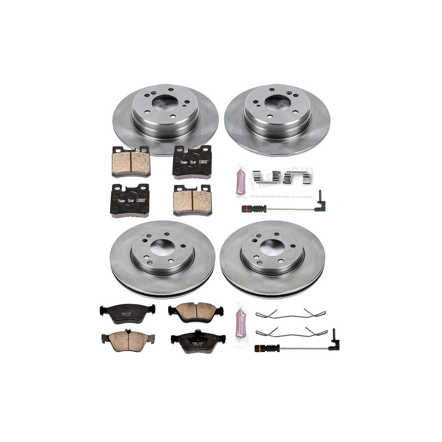 PowerStop Power Stop 99-00 Mercedes-Benz C230 Front & Rear Autospecialty Brake Kit KOE6343