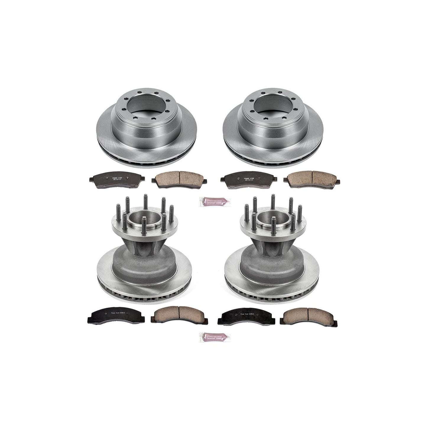 PowerStop Power Stop 03-04 Ford F-350 Super Duty Front & Rear Autospecialty Brake Kit KOE6384