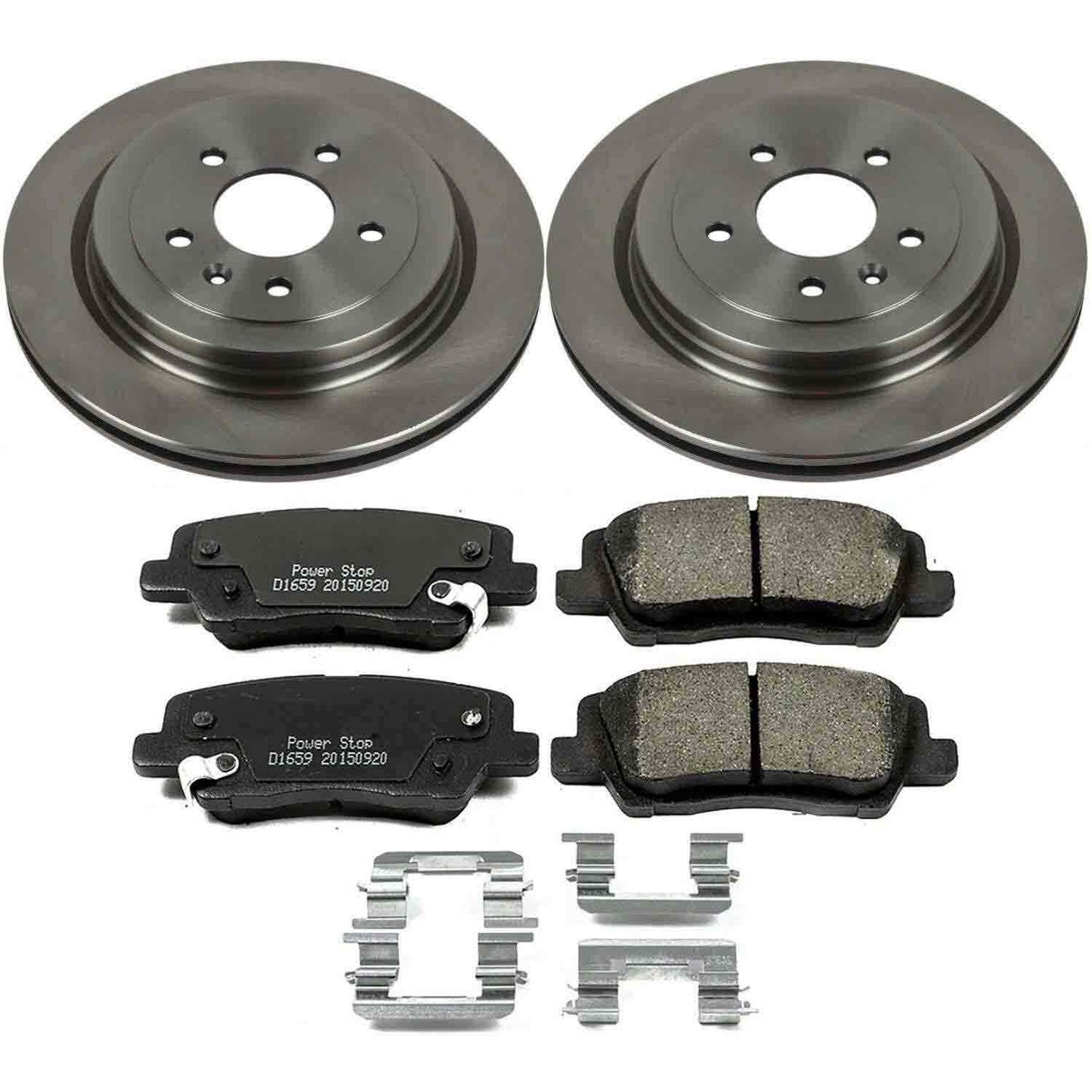 PowerStop Power Stop 13-15 Cadillac ATS Rear Autospecialty Brake Kit KOE6385