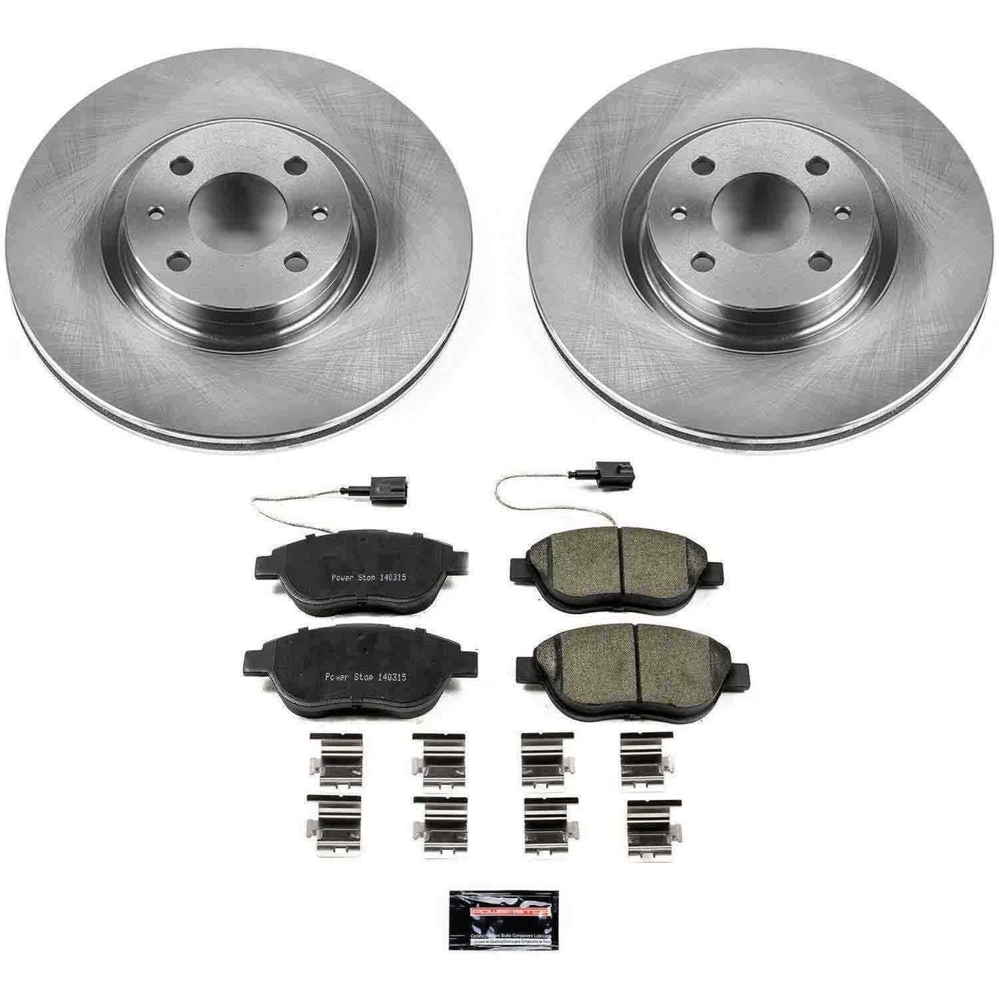 PowerStop Power Stop 12-18 Fiat 500 Front Autospecialty Brake Kit KOE6426