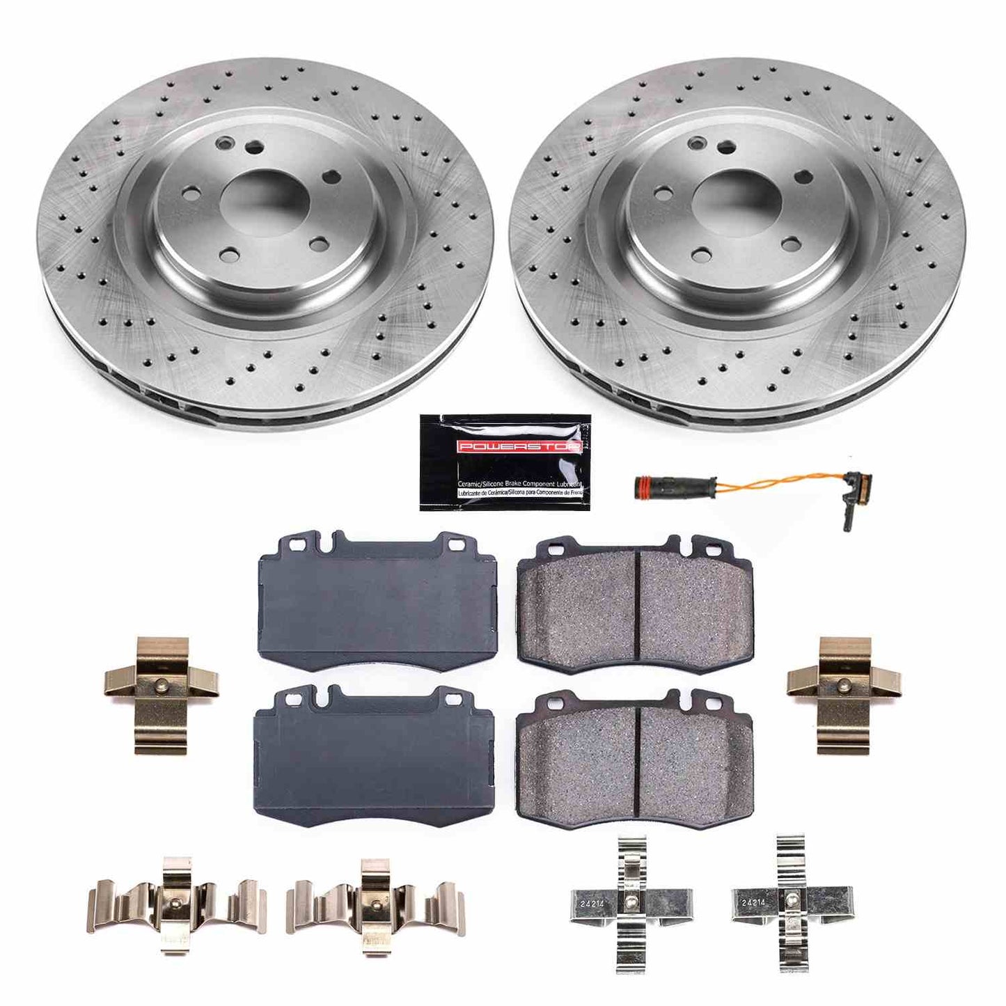 PowerStop Power Stop 03-06 Mercedes-Benz CLK500 Front Autospecialty Brake Kit KOE6585