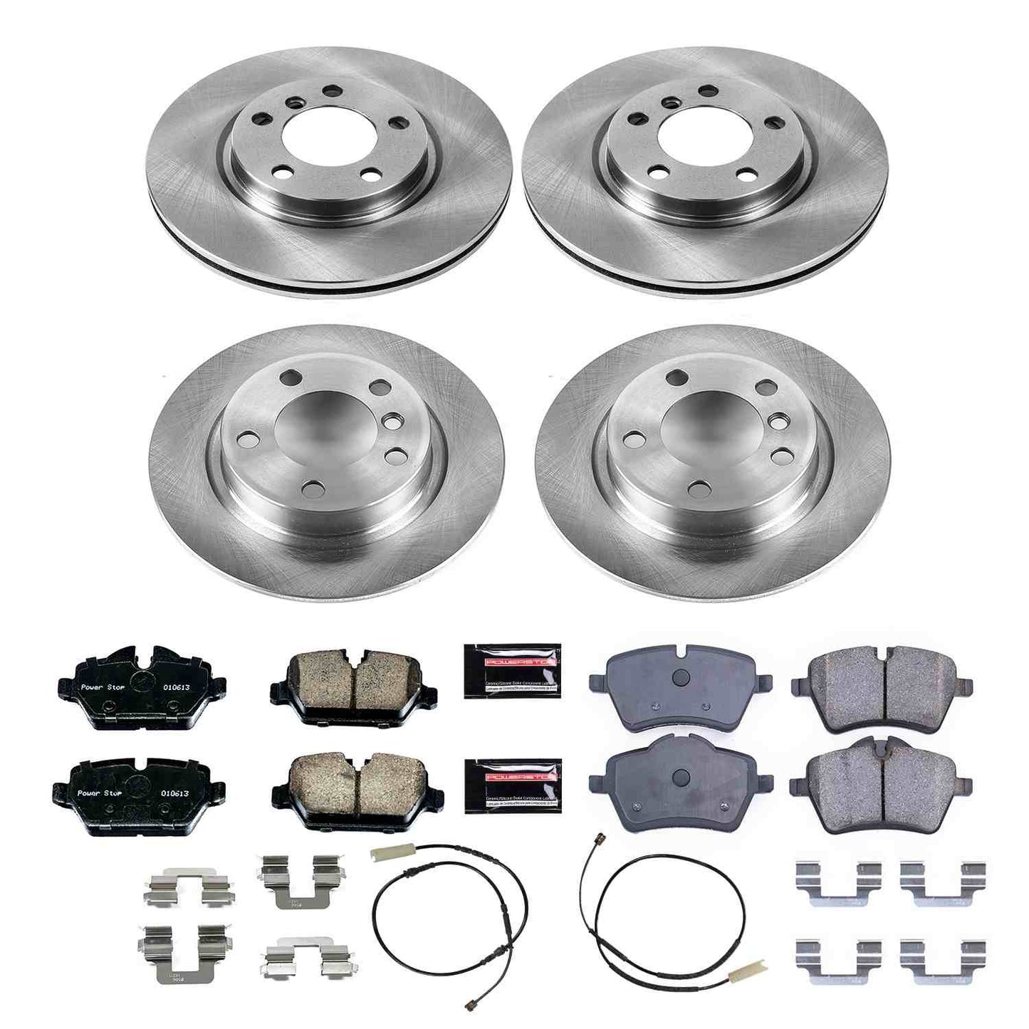 PowerStop Power Stop 11-16 Mini Cooper Countryman Front & Rear Autospecialty Brake Kit KOE6666