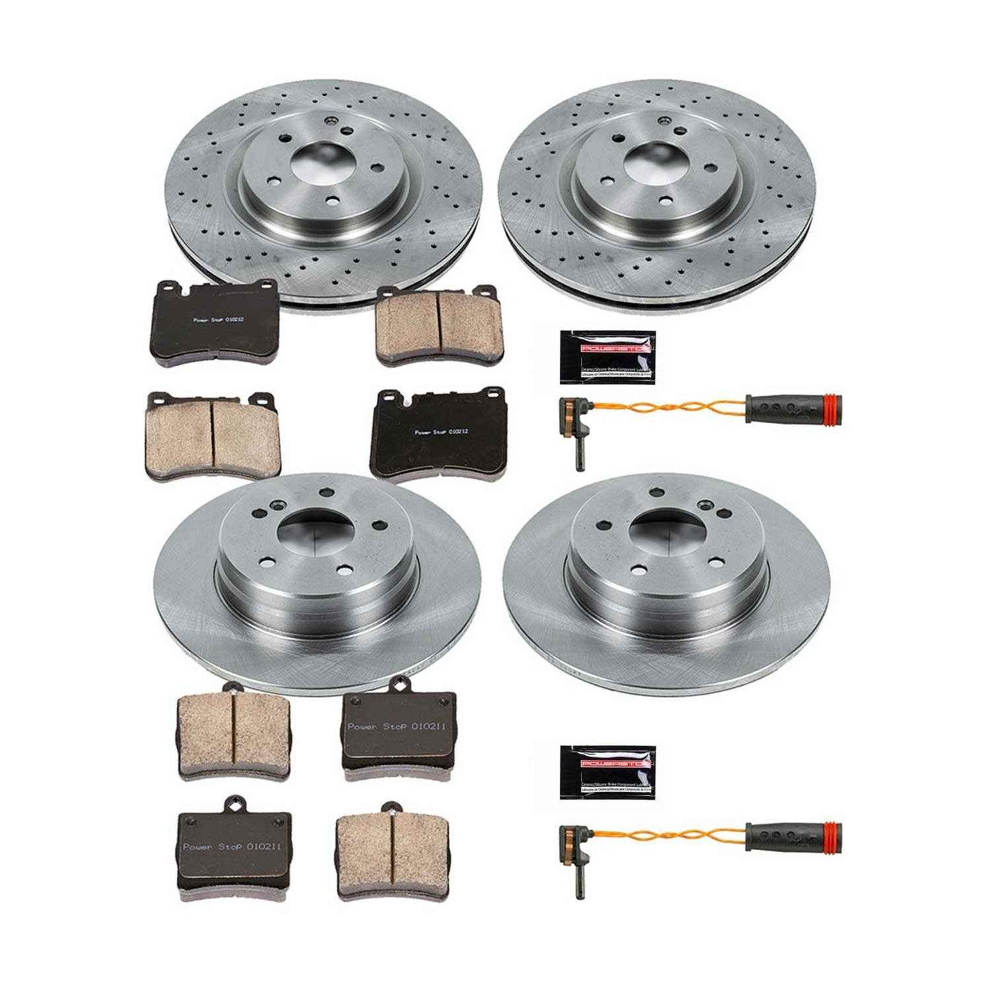 PowerStop Power Stop 06-08 Mercedes-Benz SLK280 Front & Rear Autospecialty Brake Kit KOE6714