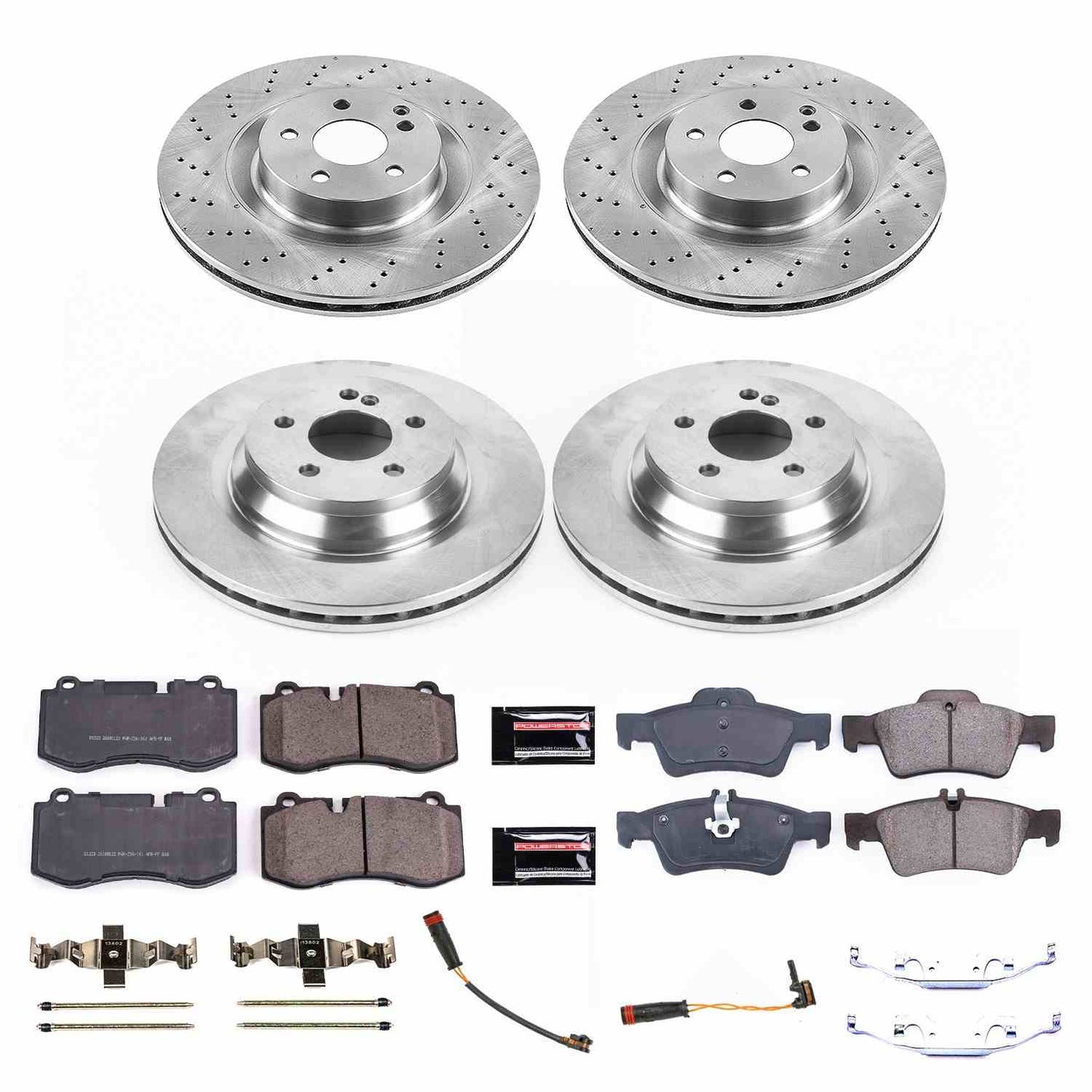 PowerStop Power Stop 09-14 Mercedes-Benz CL550 Front & Rear Autospecialty Brake Kit KOE6756