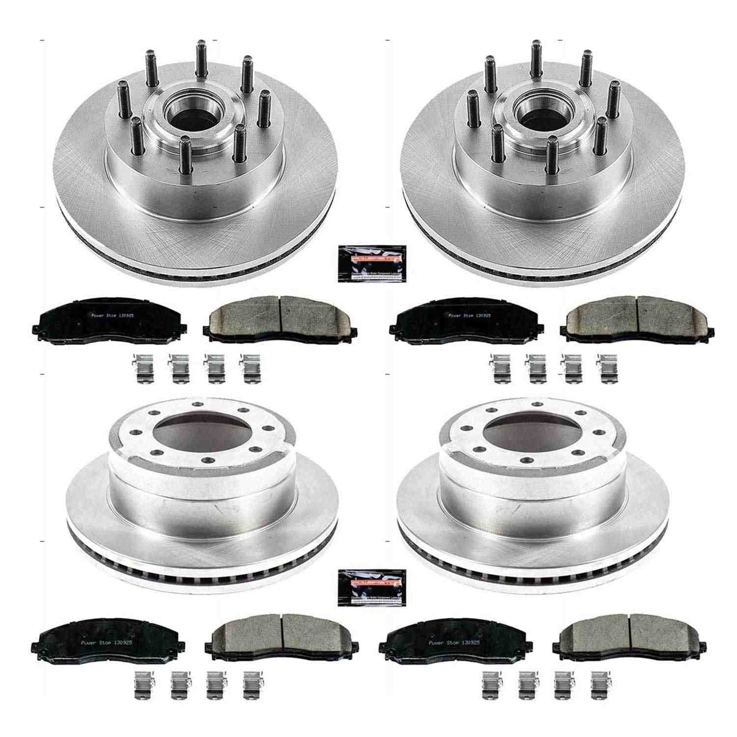 PowerStop Power Stop 12-19 Ford F-250 Super Duty Front & Rear Autospecialty Brake Kit KOE6820