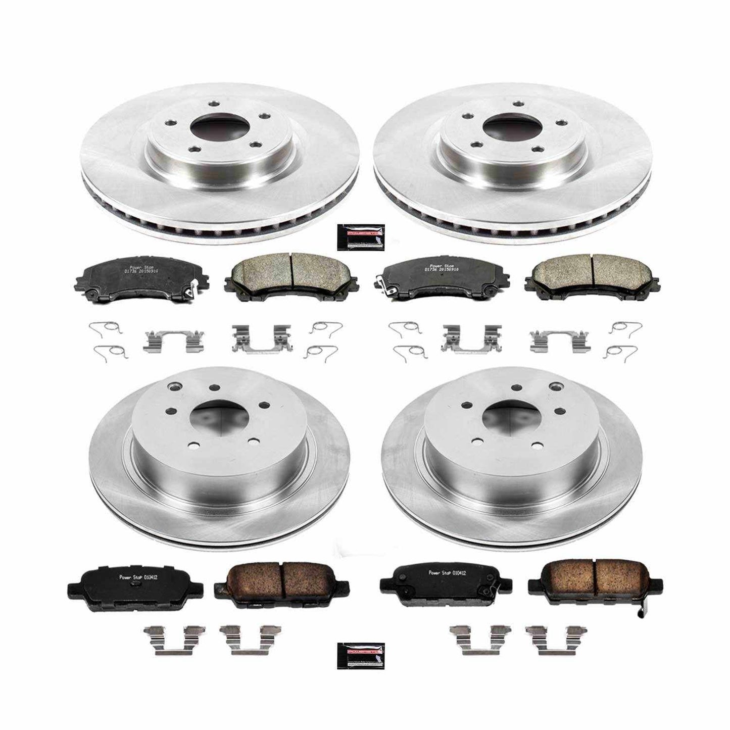 PowerStop Power Stop 14-17 Infiniti Q50 Front & Rear Autospecialty Brake Kit KOE6943