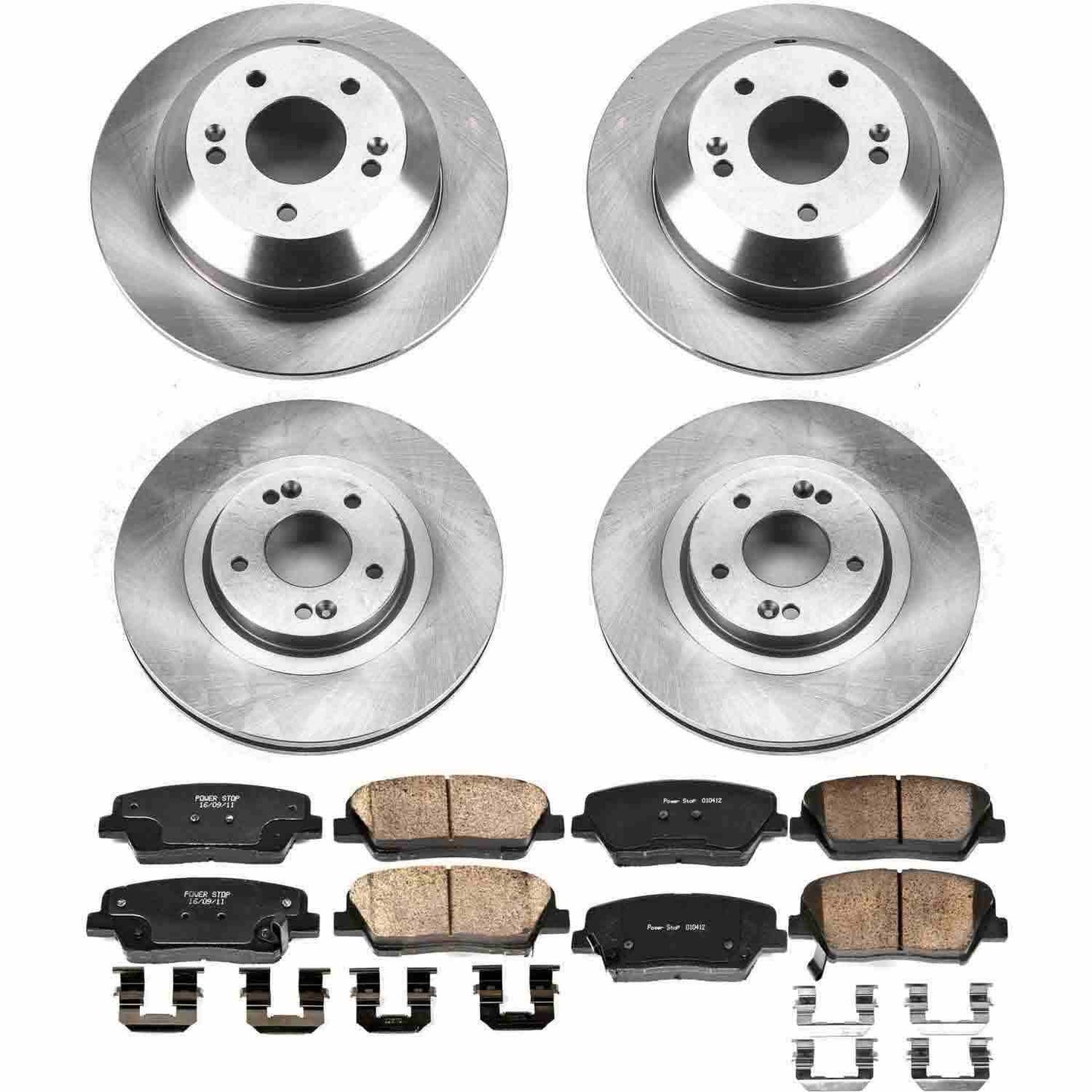 PowerStop Power Stop 15-19 Kia Sorento Front & Rear Autospecialty Brake Kit KOE7063