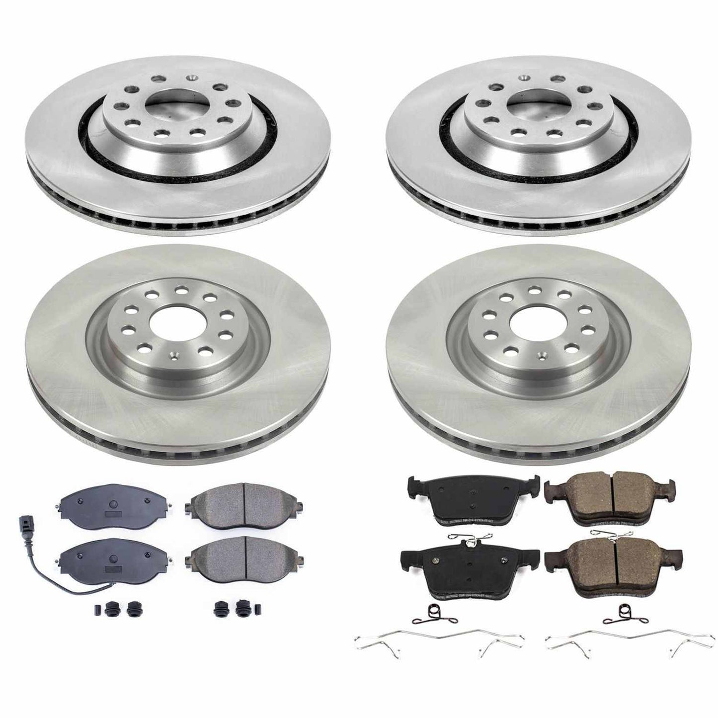 PowerStop Power Stop 15-19 Volkswagen Golf R Front & Rear Autospecialty Brake Kit KOE7253
