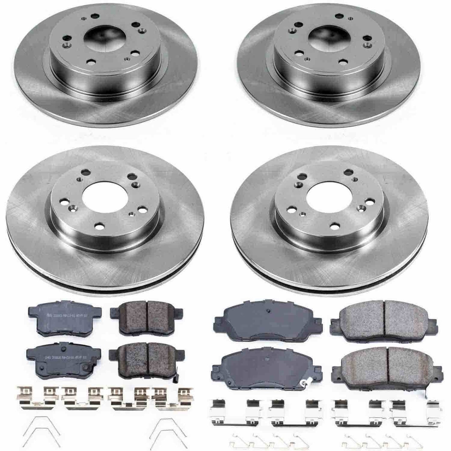 PowerStop Power Stop 16-17 Honda Accord Front & Rear Autospecialty Brake Kit KOE7346