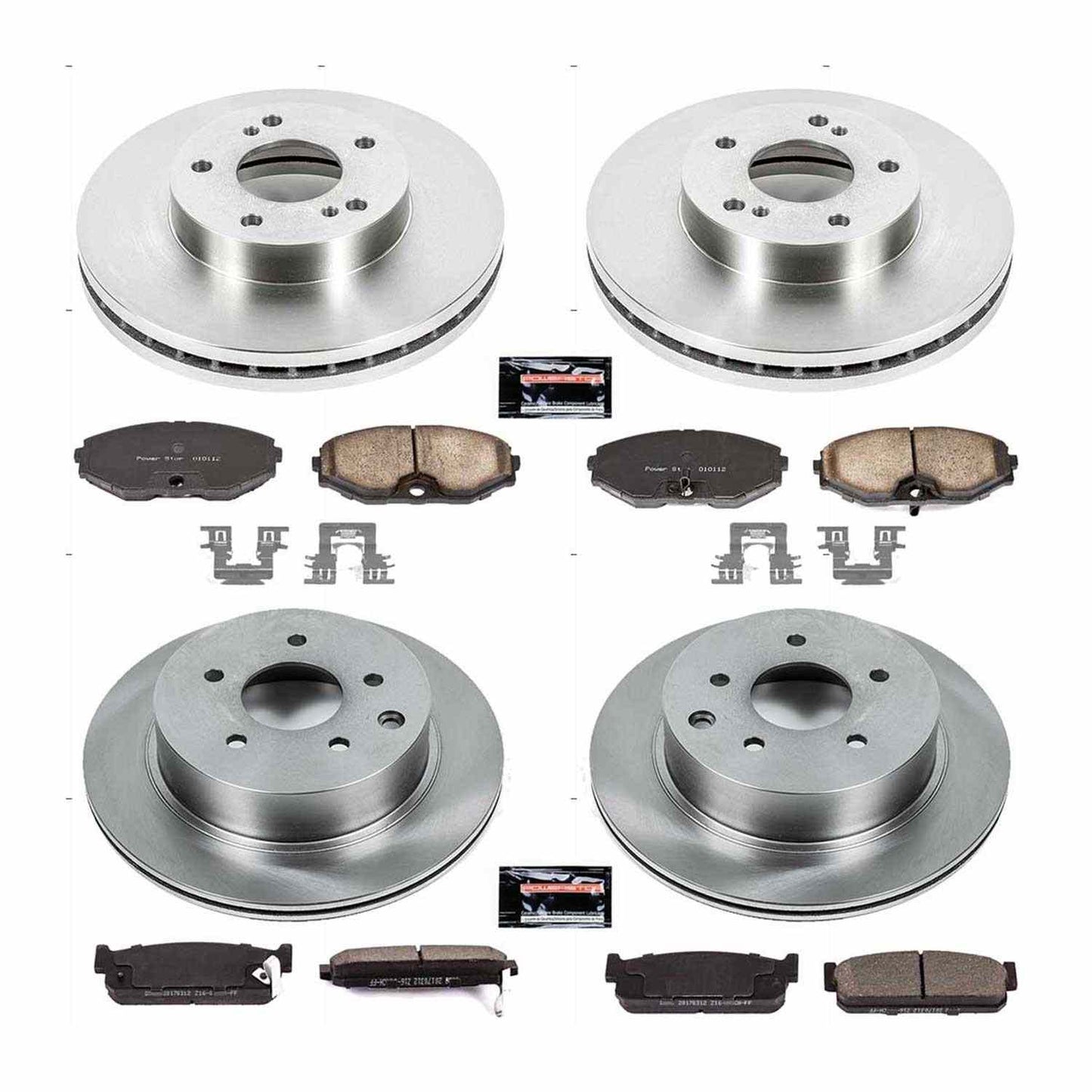 PowerStop Power Stop 93-97 Infiniti J30 Front & Rear Autospecialty Brake Kit KOE735