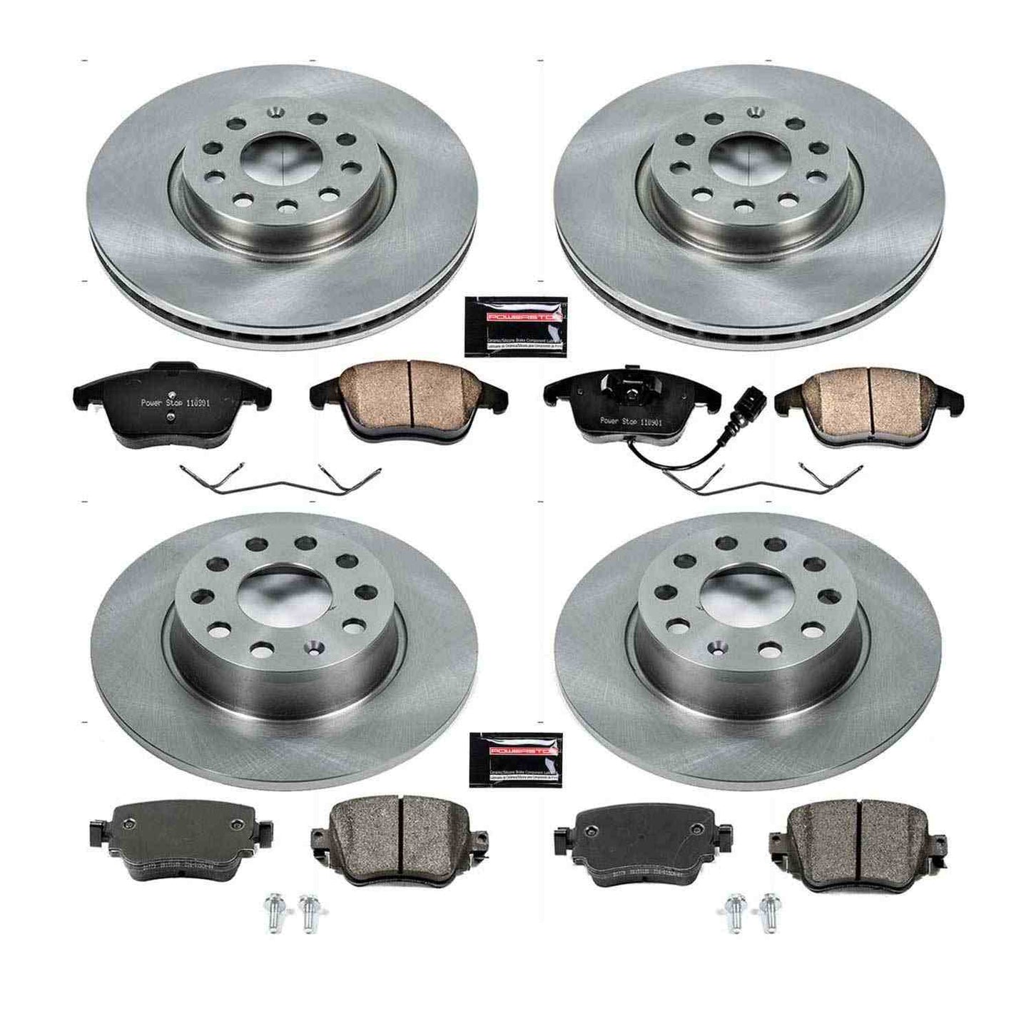 PowerStop Power Stop 15-18 Volkswagen Passat Front & Rear Autospecialty Brake Kit KOE7501
