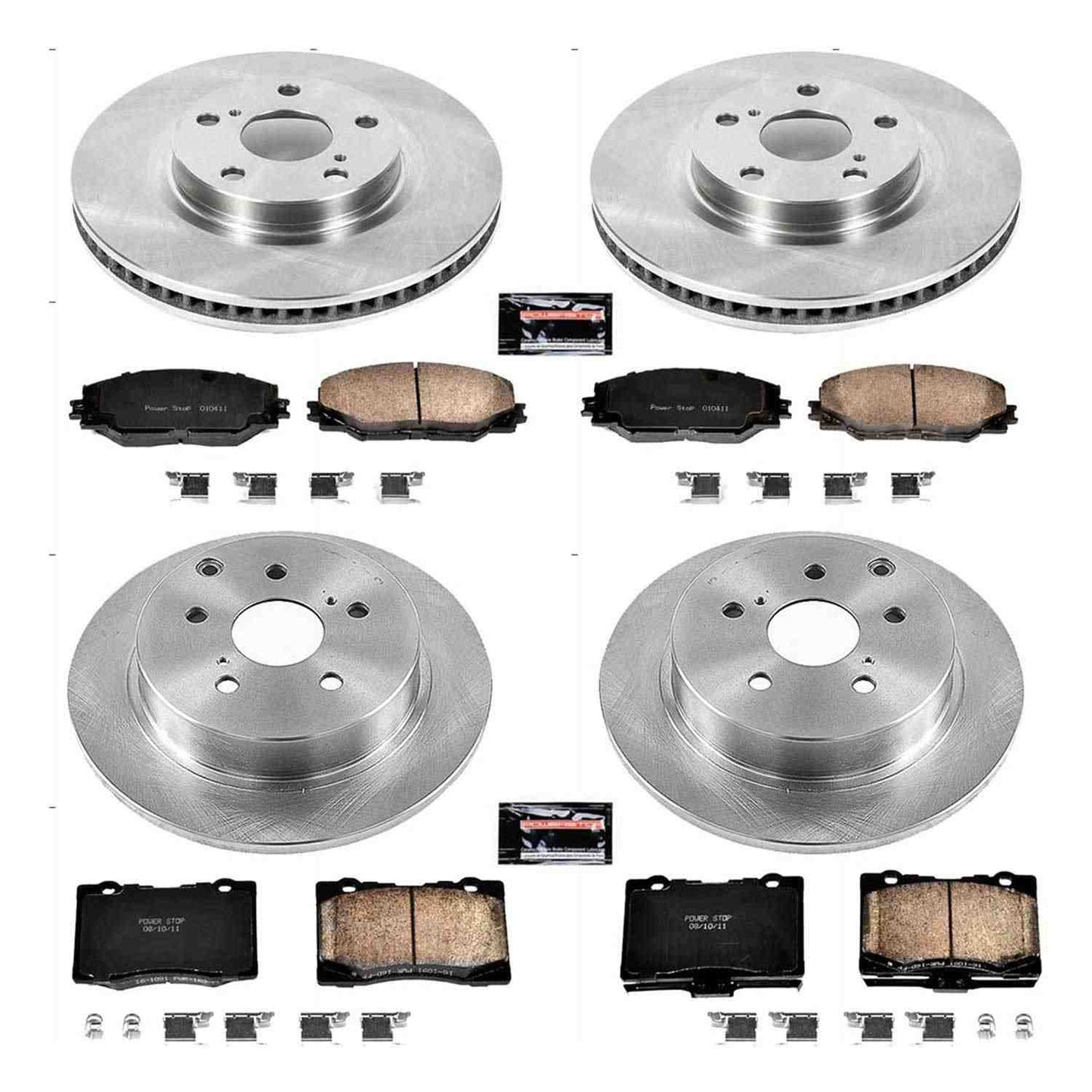 PowerStop Power Stop 16-18 Toyota Mirai Front & Rear Autospecialty Brake Kit KOE7503