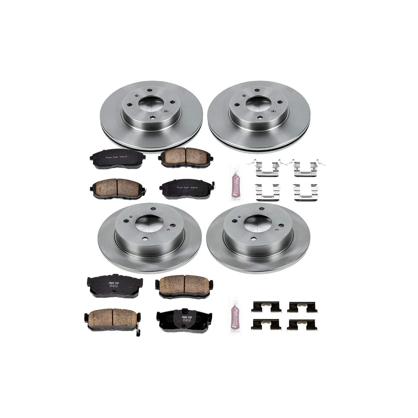 PowerStop Power Stop 99-01 Infiniti G20 Front & Rear Autospecialty Brake Kit KOE750