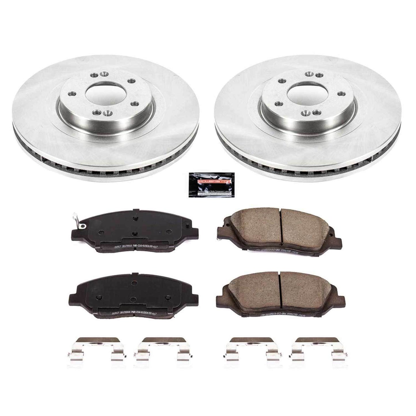 PowerStop Power Stop 17-18 Hyundai Santa Fe Front Autospecialty Brake Kit KOE7513