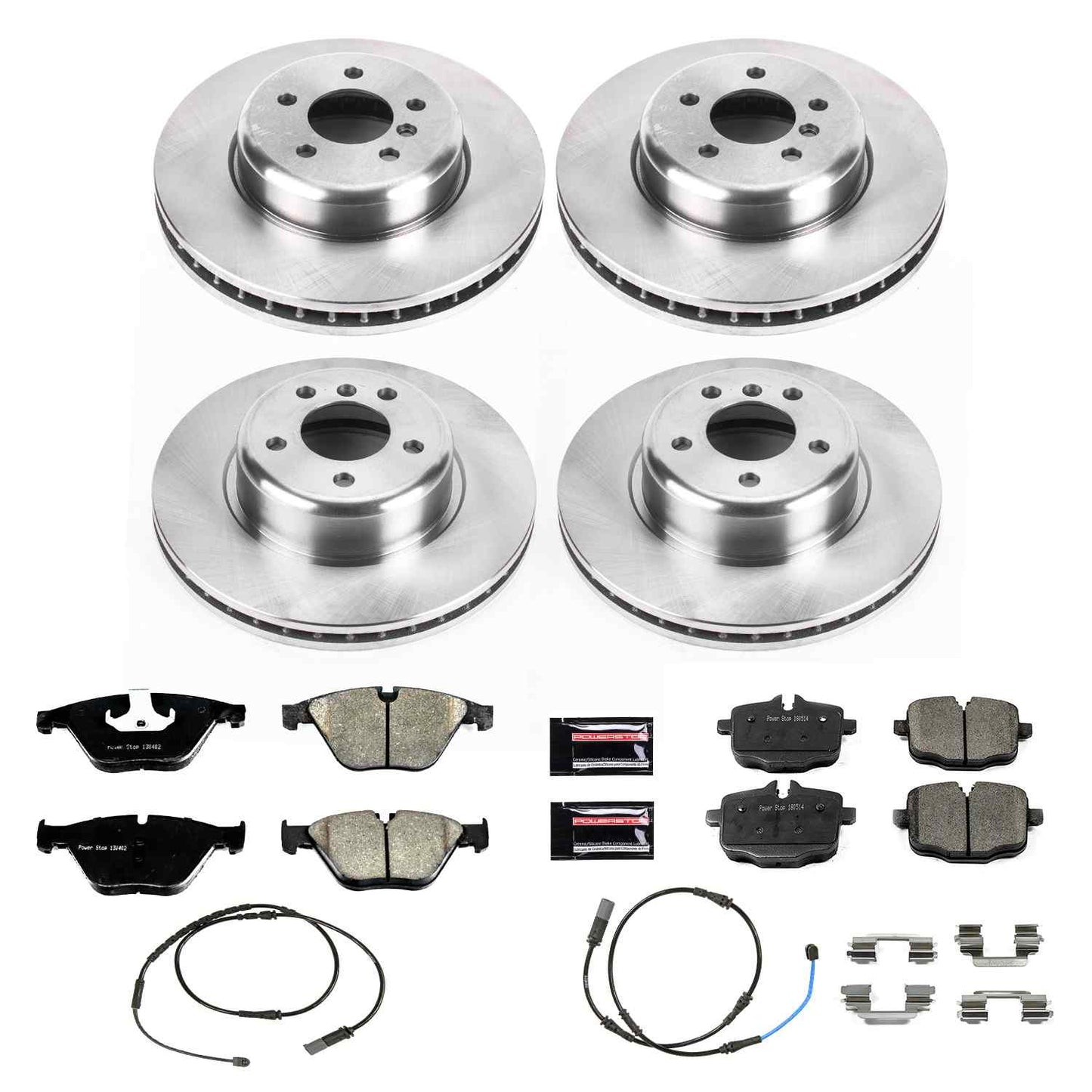 PowerStop Power Stop 12-16 BMW 640i Front & Rear Autospecialty Brake Kit KOE7552