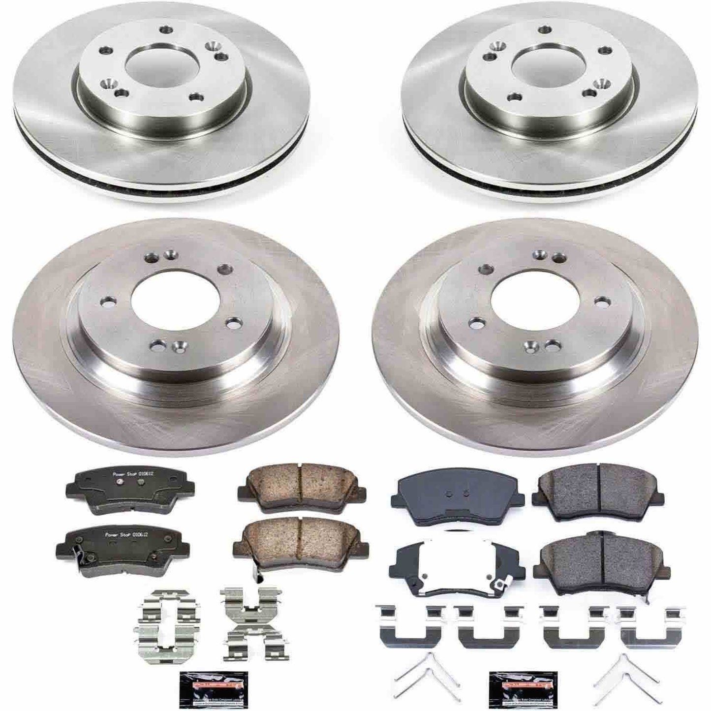 PowerStop Power Stop 18-19 Hyundai Elantra GT Front & Rear Autospecialty Brake Kit KOE7580