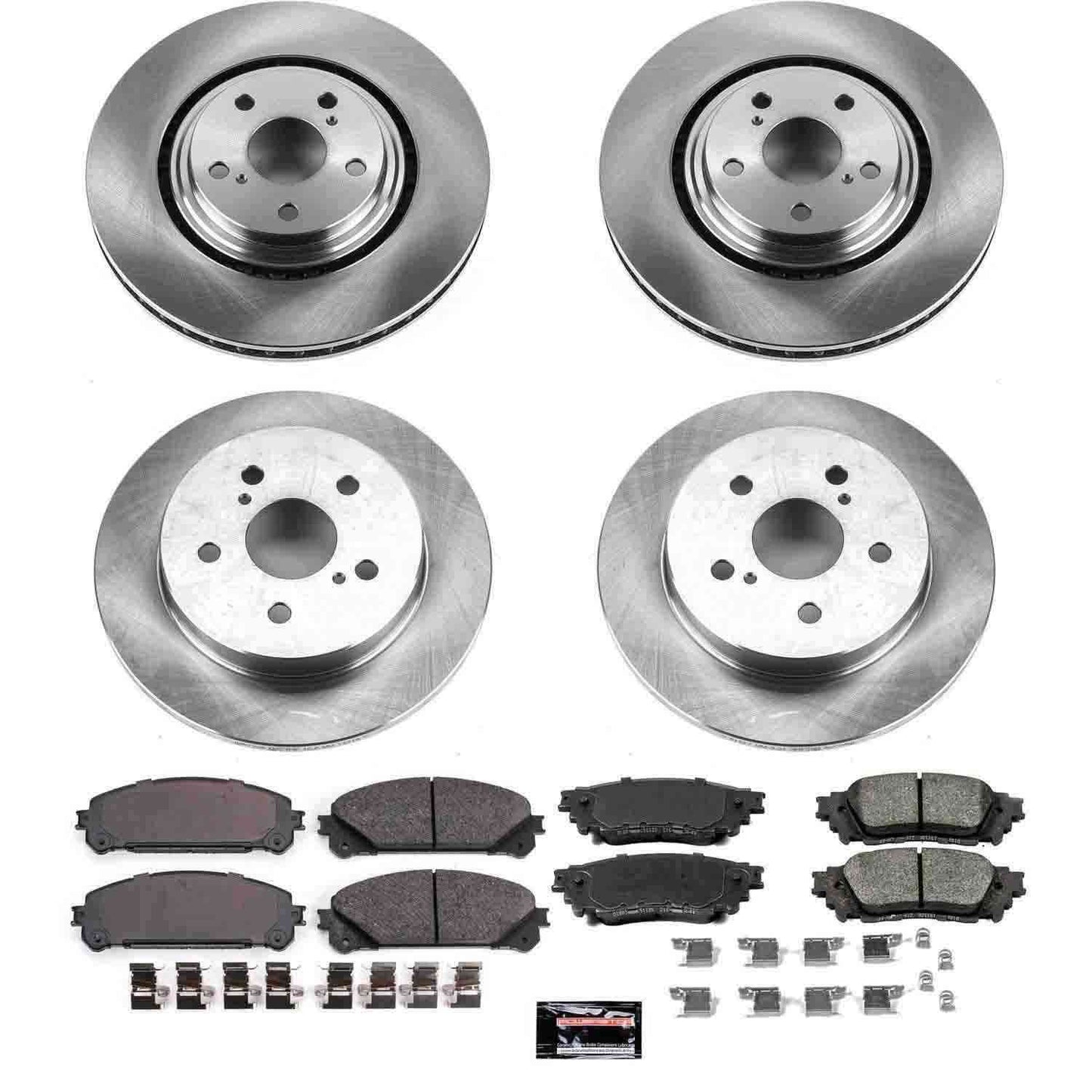 PowerStop Power Stop 15-17 Lexus NX200t Front & Rear Autospecialty Brake Kit KOE7605