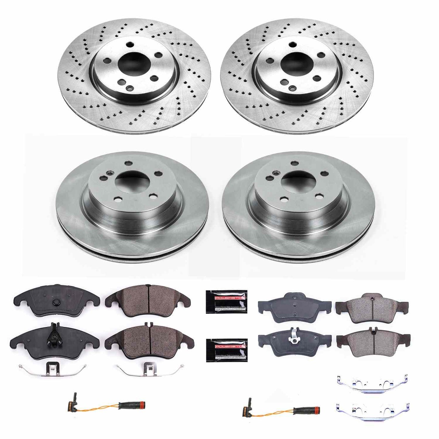 PowerStop Power Stop 10-14 Mercedes-Benz E350 Front & Rear Autospecialty Brake Kit KOE7830