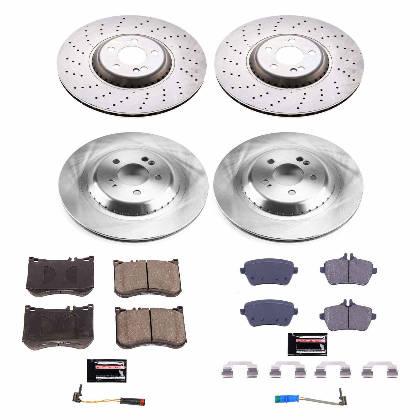 PowerStop Power Stop 2017 Mercedes-Benz Maybach S550 Front & Rear Autospecialty Brake Kit KOE7853