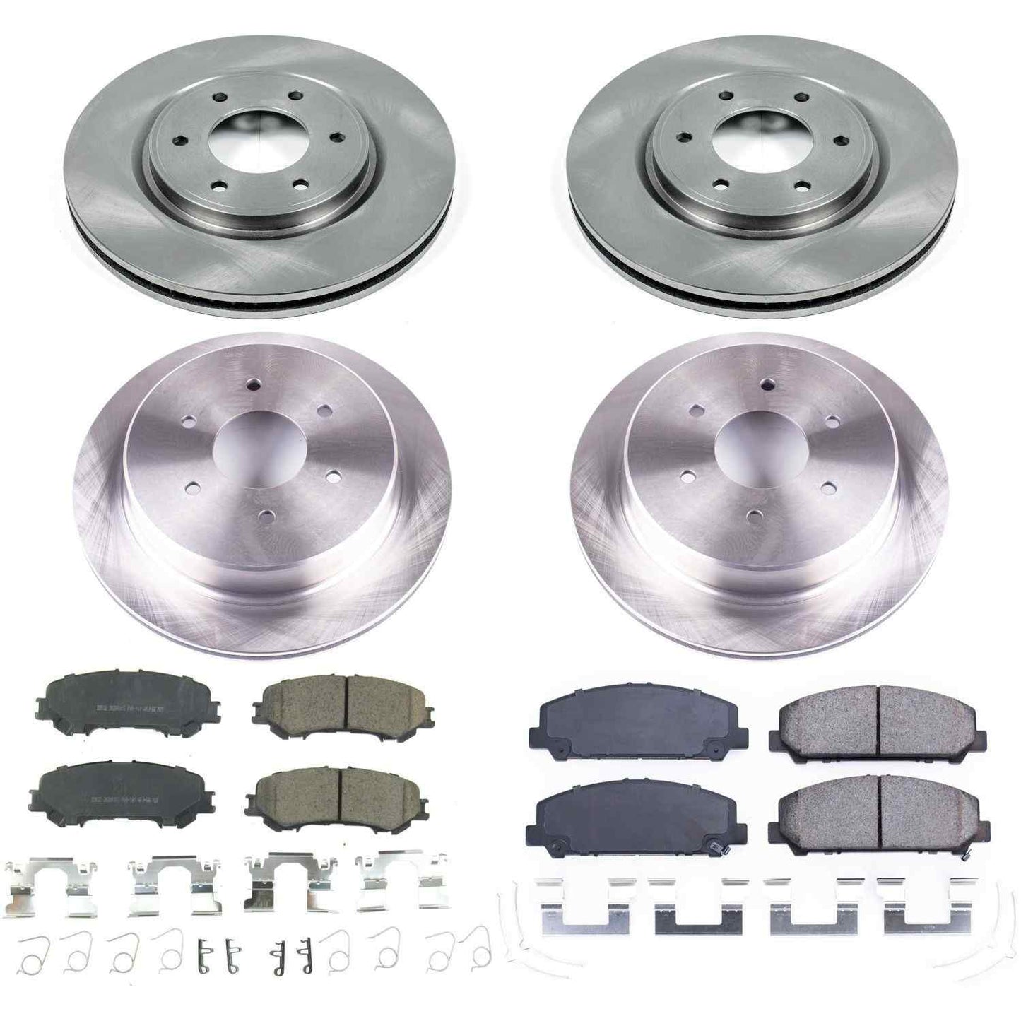 PowerStop Power Stop 17-18 Nissan Titan Front & Rear Autospecialty Brake Kit KOE7866