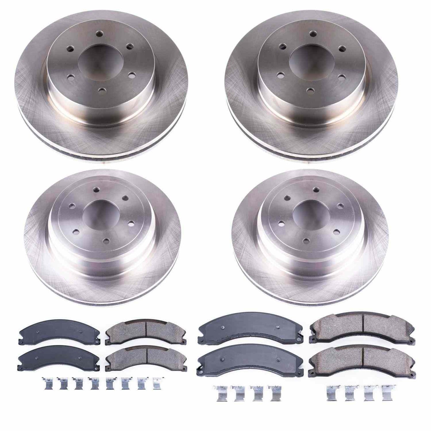 PowerStop Power Stop 16-18 Nissan Titan XD Front & Rear Autospecialty Brake Kit KOE7876
