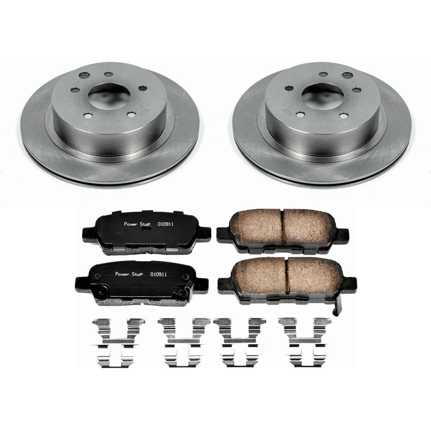 PowerStop Power Stop 14-17 Nissan Juke Rear Autospecialty Brake Kit KOE7881
