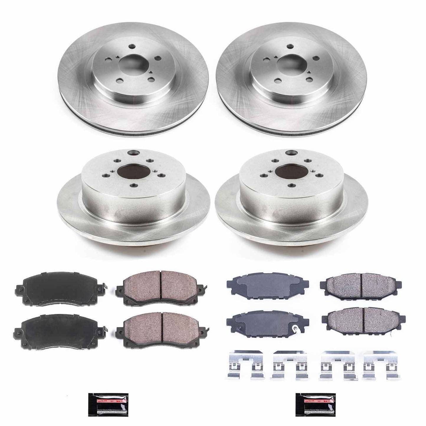 PowerStop Power Stop 2018 Subaru Crosstrek Front & Rear Autospecialty Brake Kit KOE7927