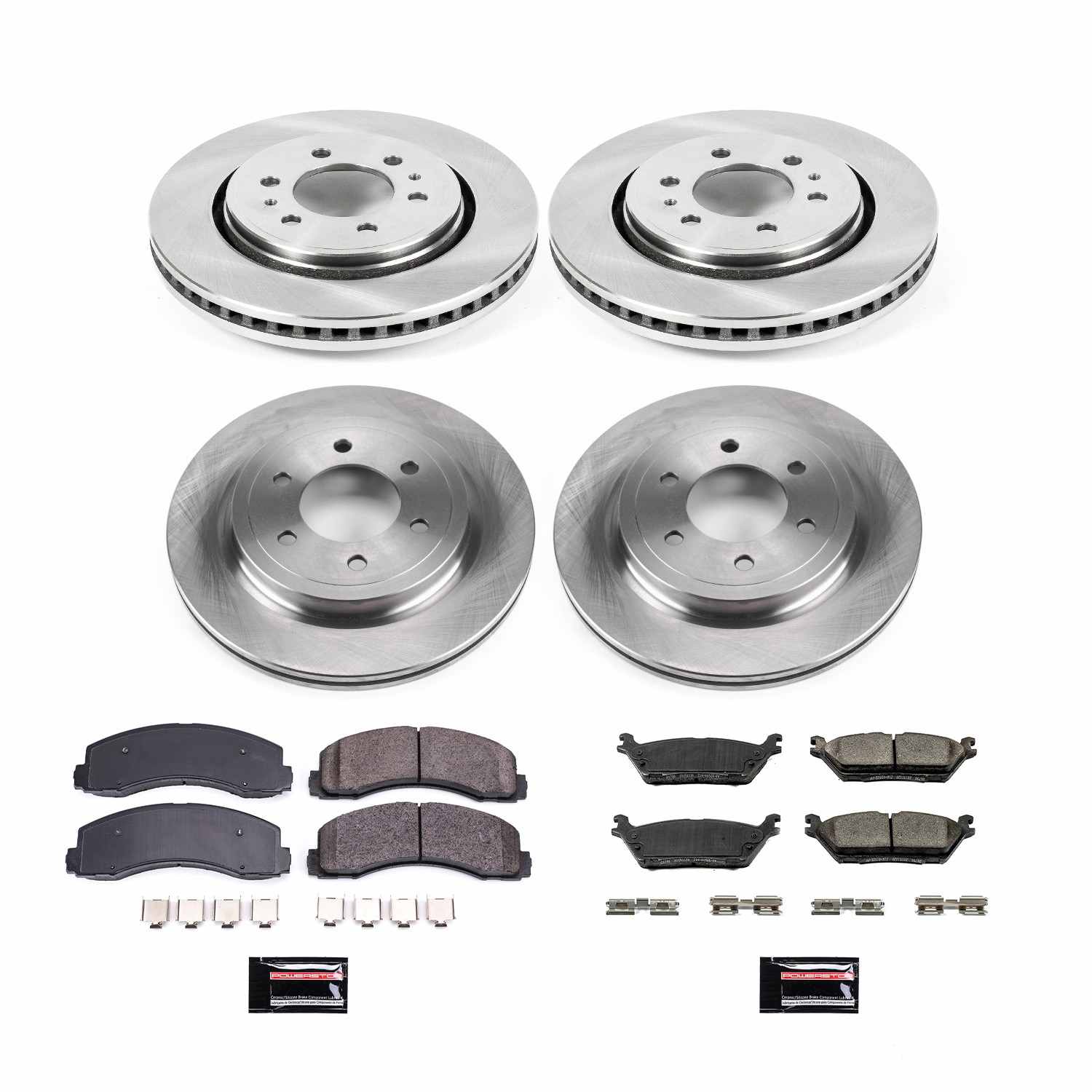 PowerStop Power Stop 2018 Ford Expedition Front & Rear Autospecialty Brake Kit KOE8026