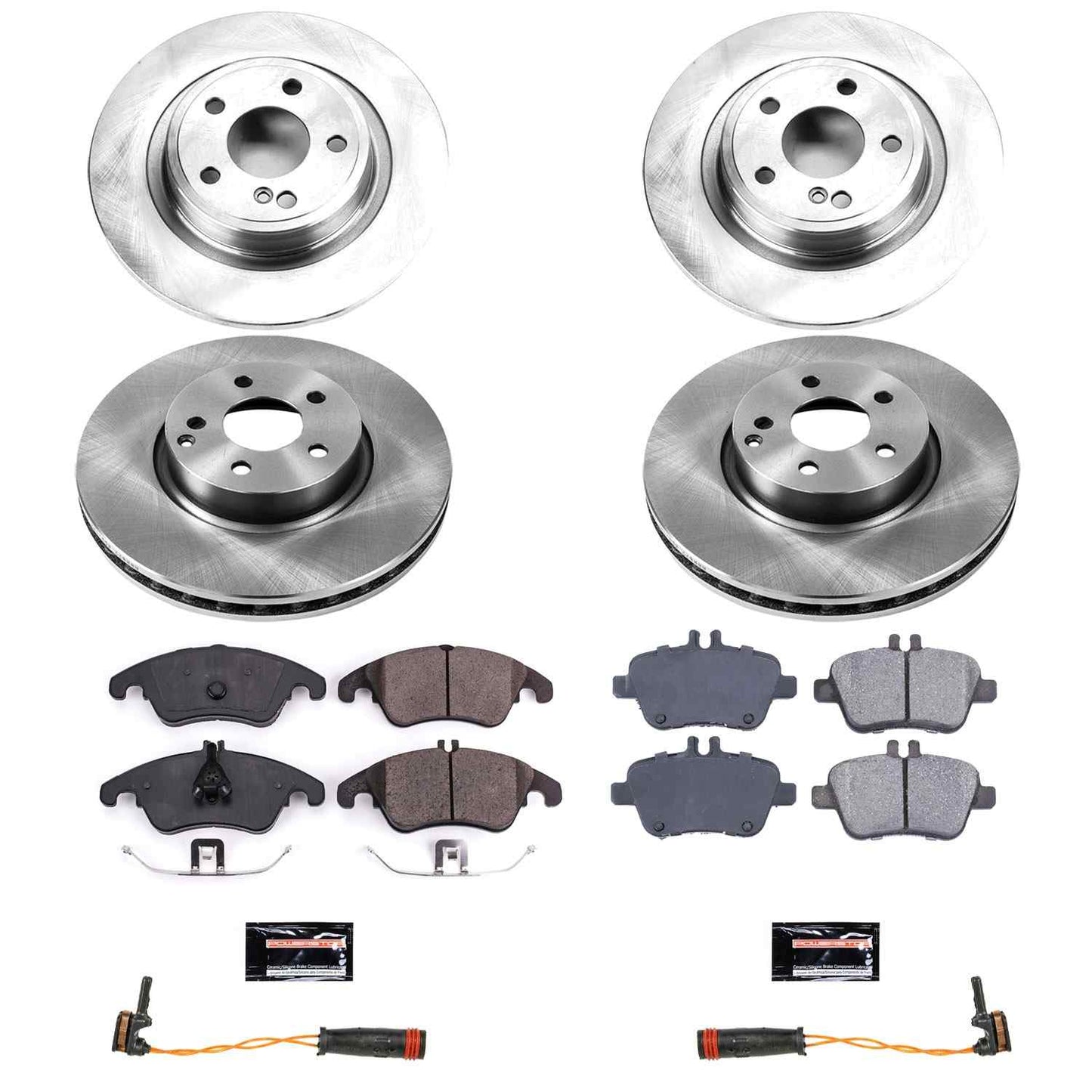 PowerStop Power Stop 2018 Mercedes-Benz SLC300 Front & Rear Autospecialty Brake Kit KOE8056