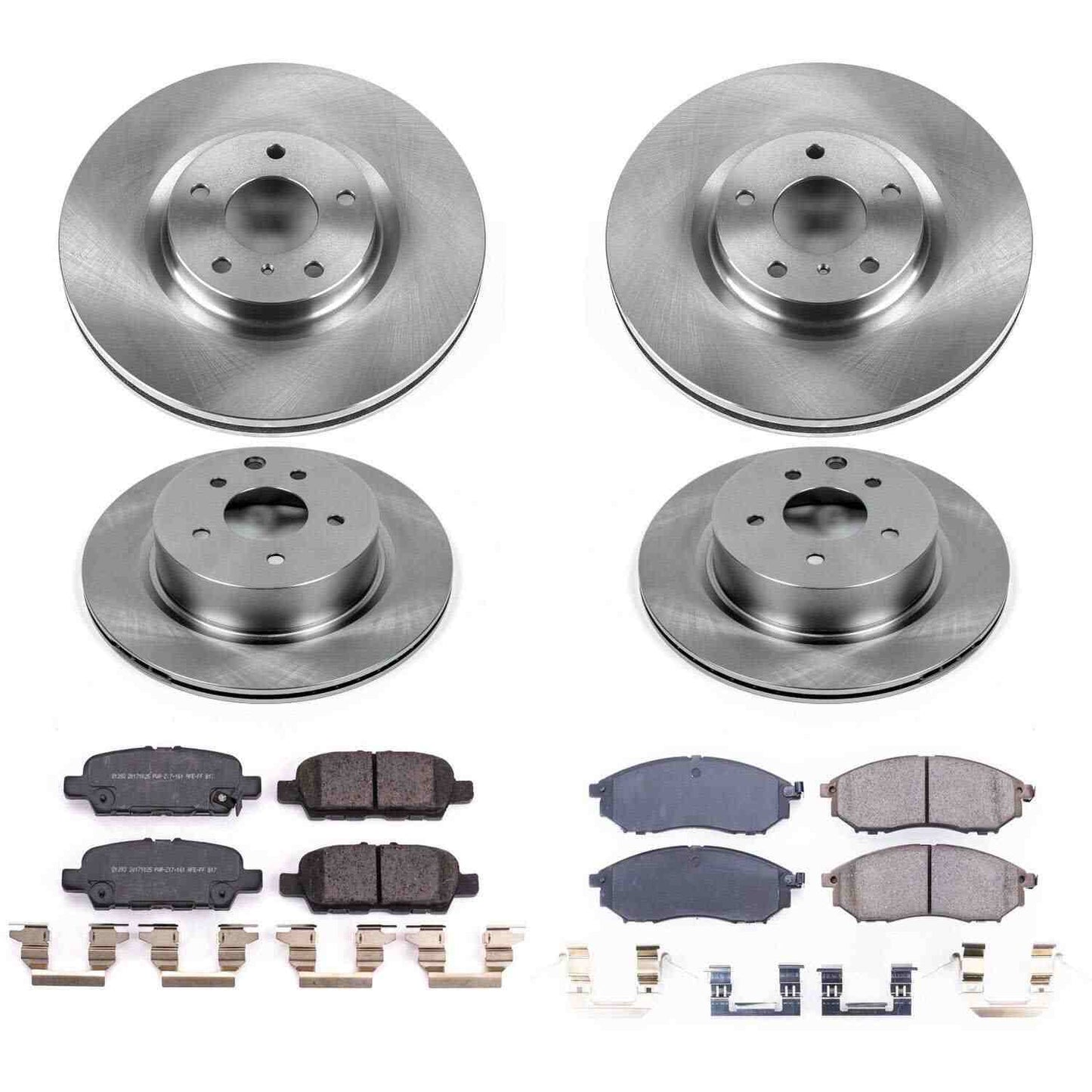 PowerStop Power Stop 18-19 Nissan 370Z Front & Rear Autospecialty Brake Kit KOE8060