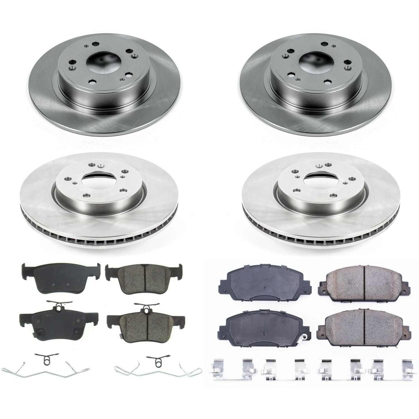PowerStop Power Stop 18-19 Honda Accord Front & Rear Autospecialty Brake Kit KOE8066