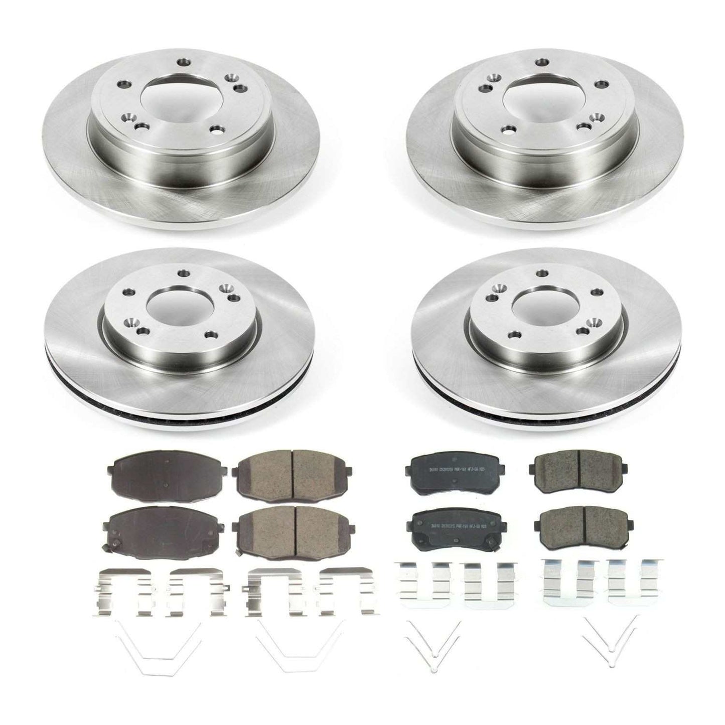 PowerStop Power Stop 18-19 Hyundai Kona Front & Rear Autospecialty Brake Kit KOE8278