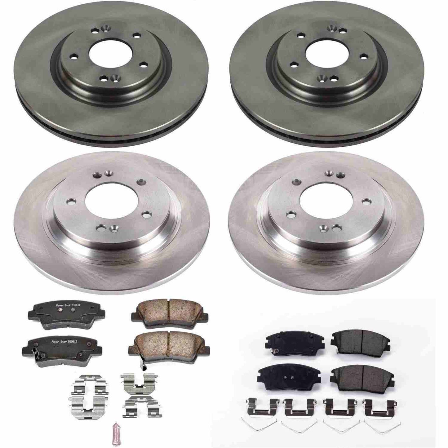PowerStop Power Stop 18-19 Hyundai Elantra GT Front & Rear Autospecialty Brake Kit KOE8284