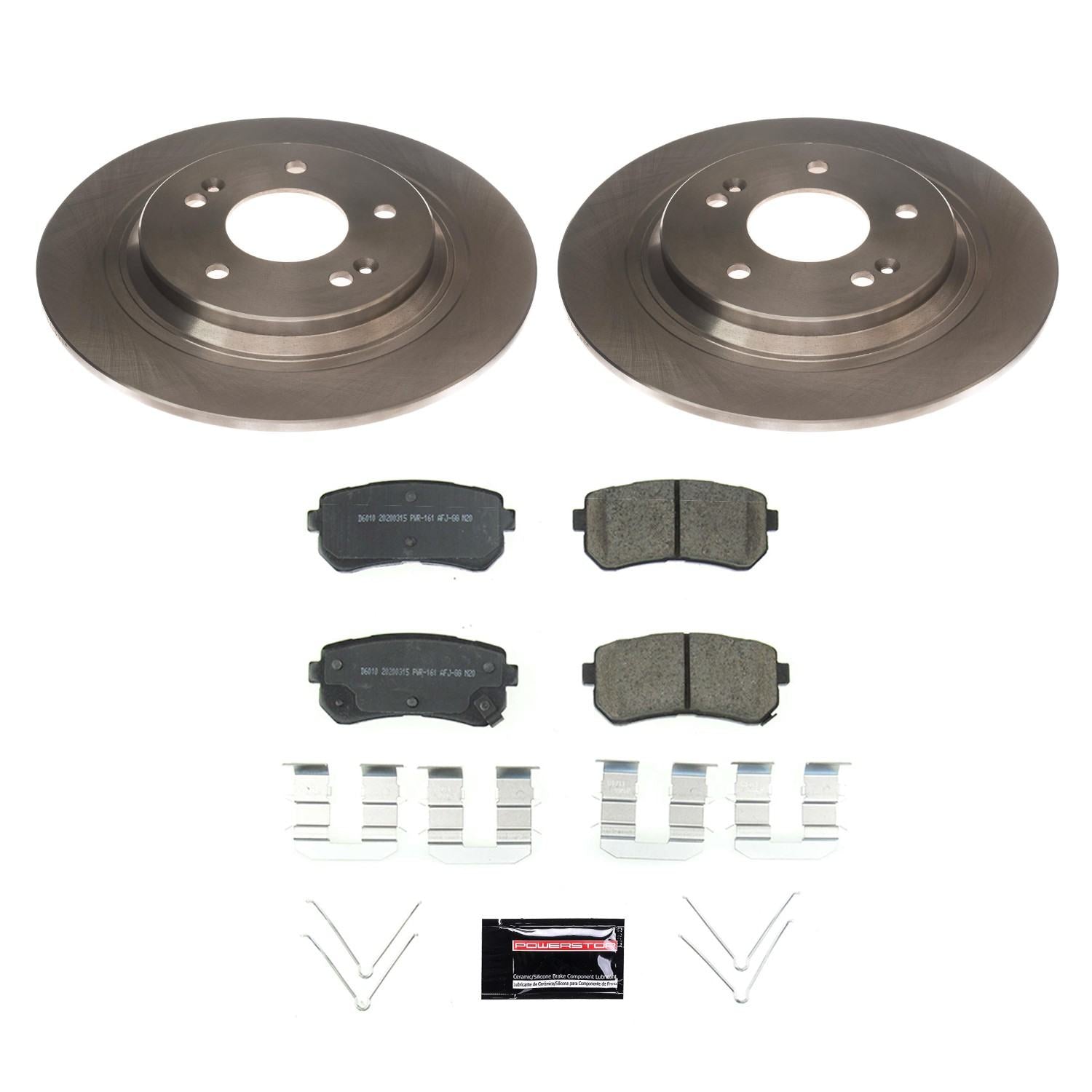 Power Stop 18-20 Hyundai Kona Rear Autospecialty Brake Kit KOE8306